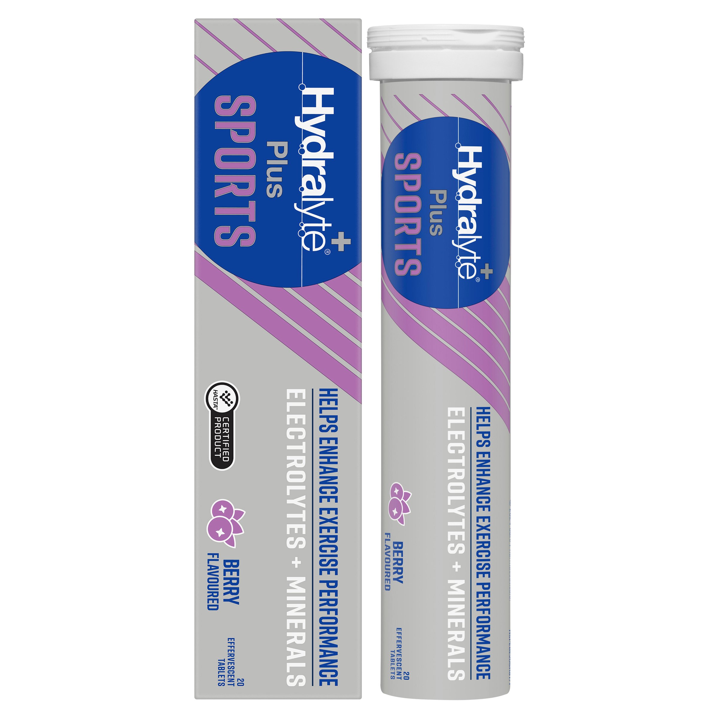 Hydralyte Plus Sports Effervescent Berry 20 tablets - Image 7