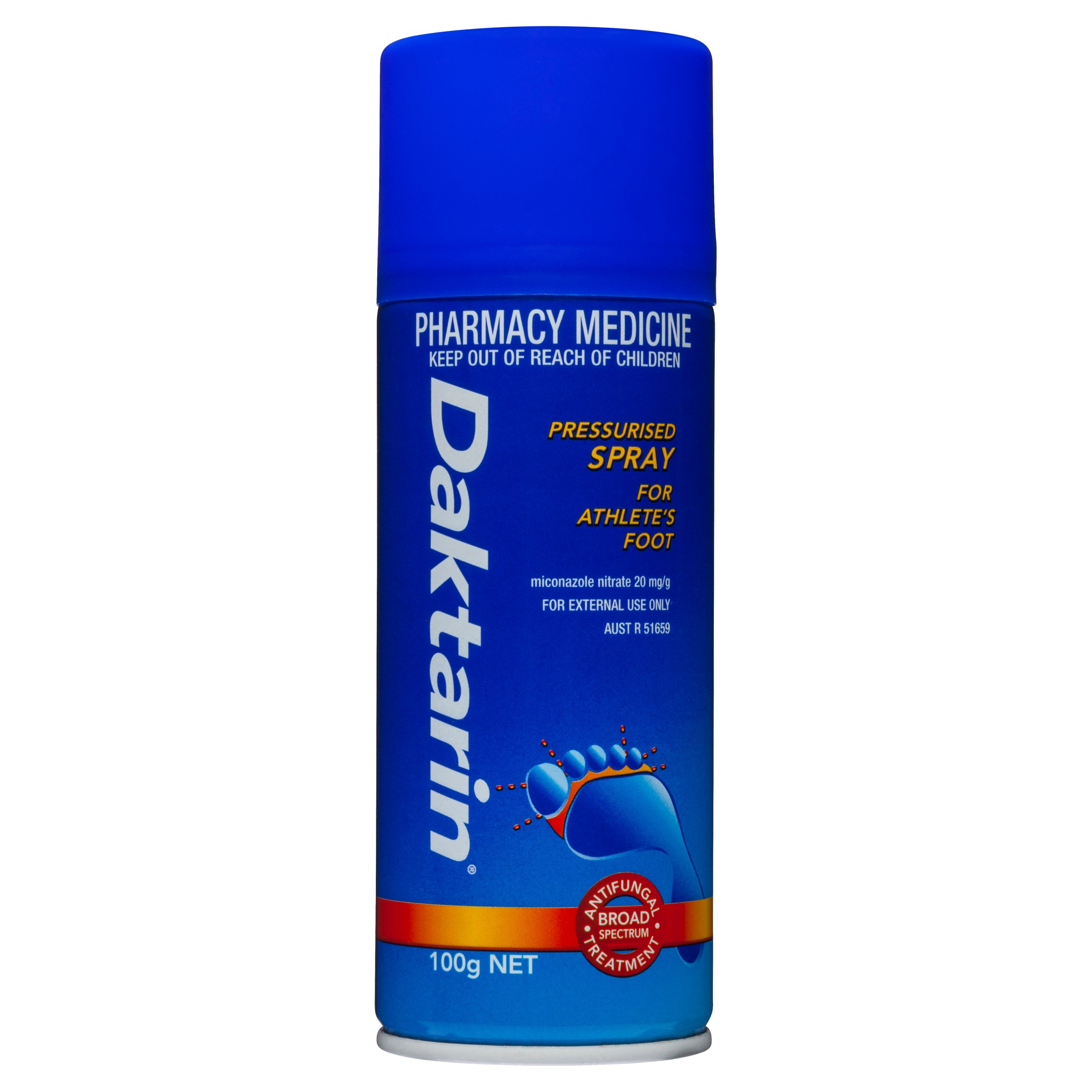 Daktarin Powder Spray 2% - 100g - Image 1
