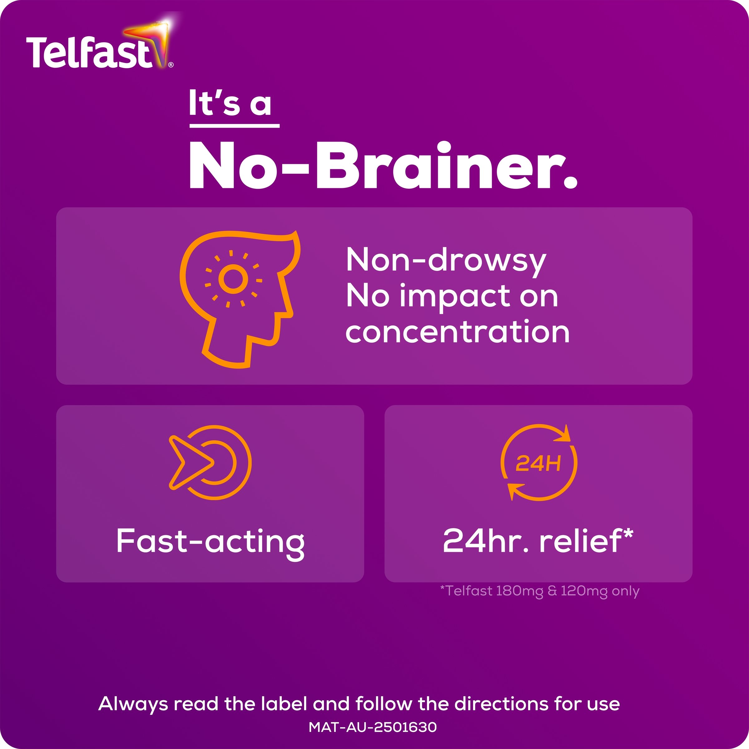 Telfast 180mg - 10 tablets - Image 5