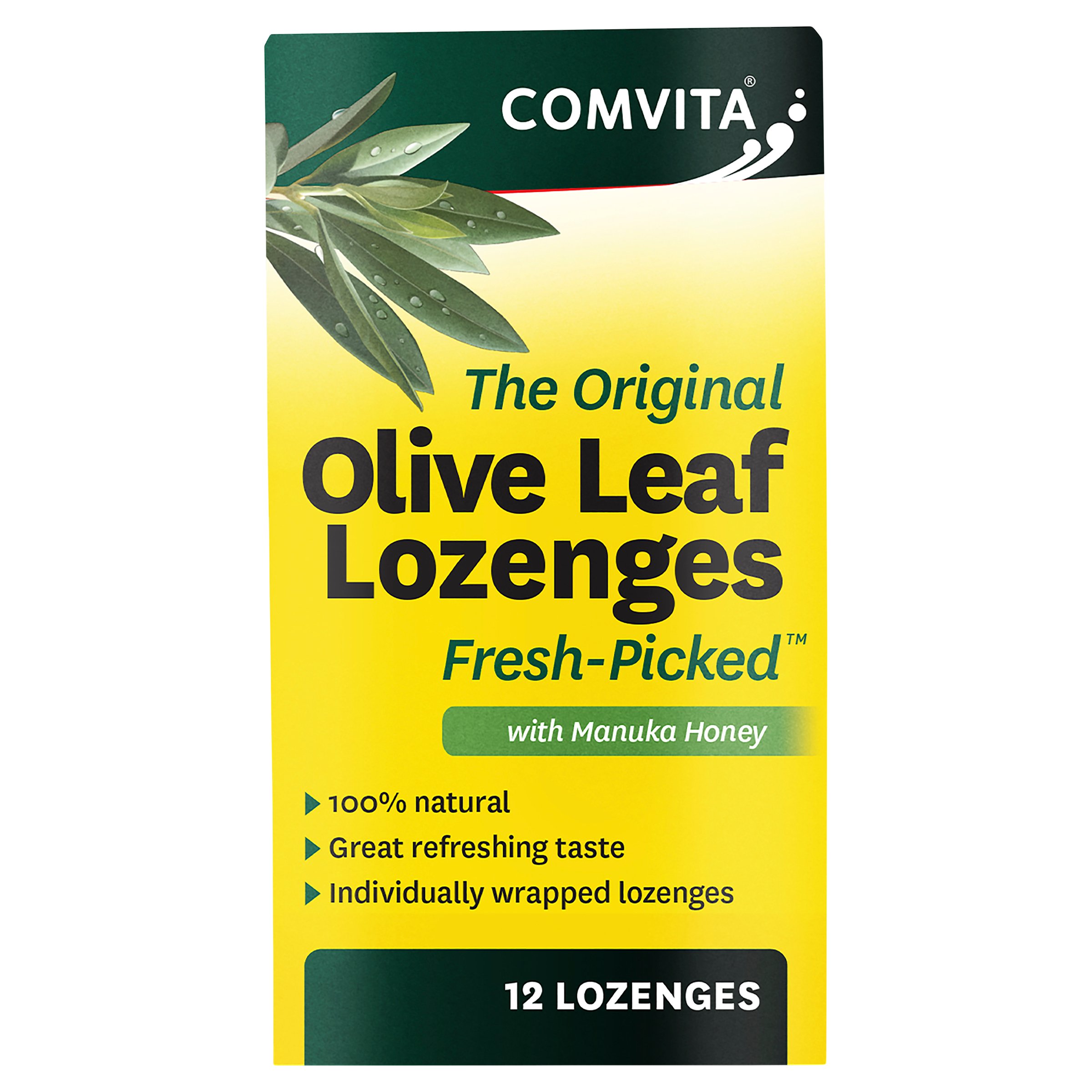 Comvita Olive Leaf Extract 12 Lozenges - Image 1