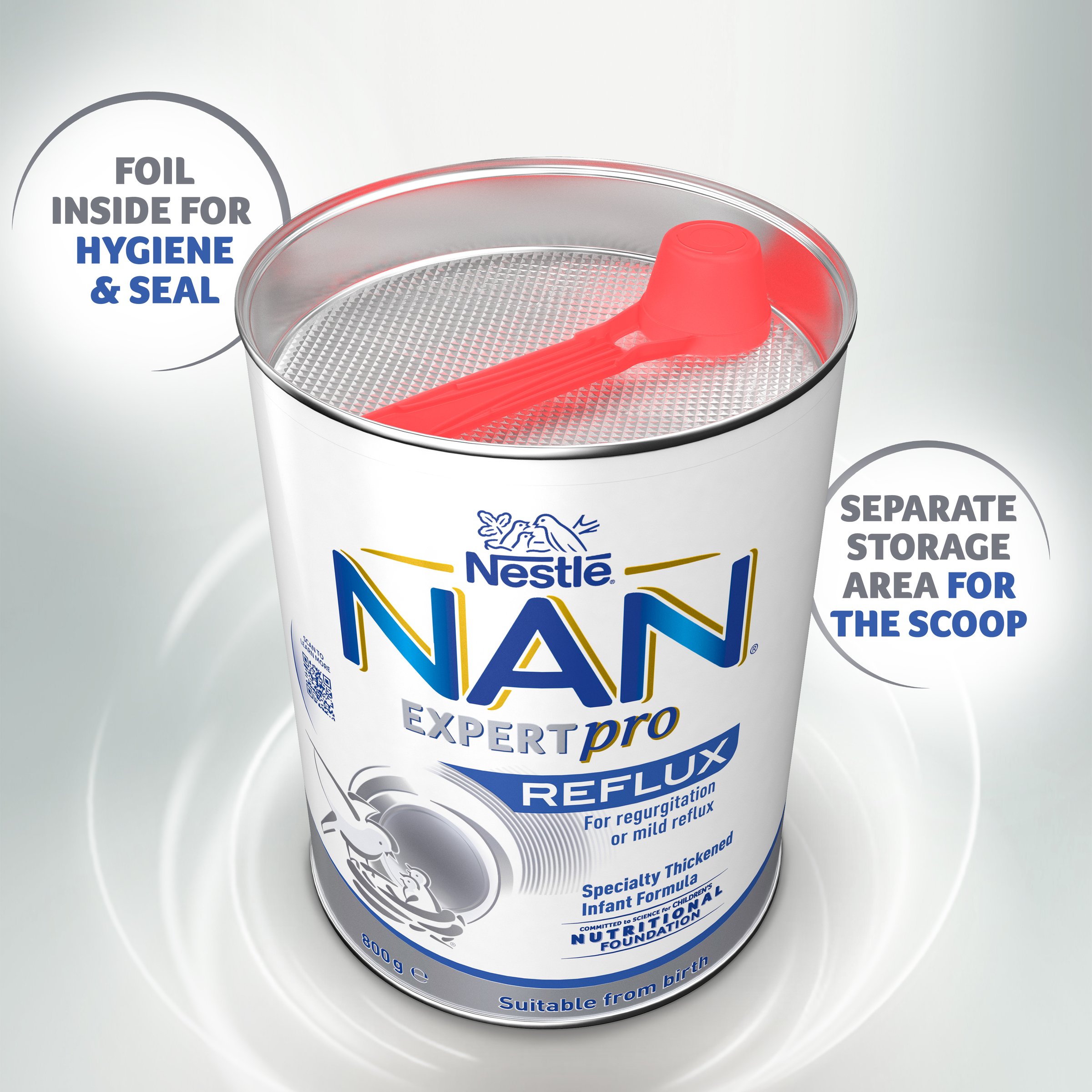 Nestle NAN Expertpro Reflux From Birth 800G - Image 5