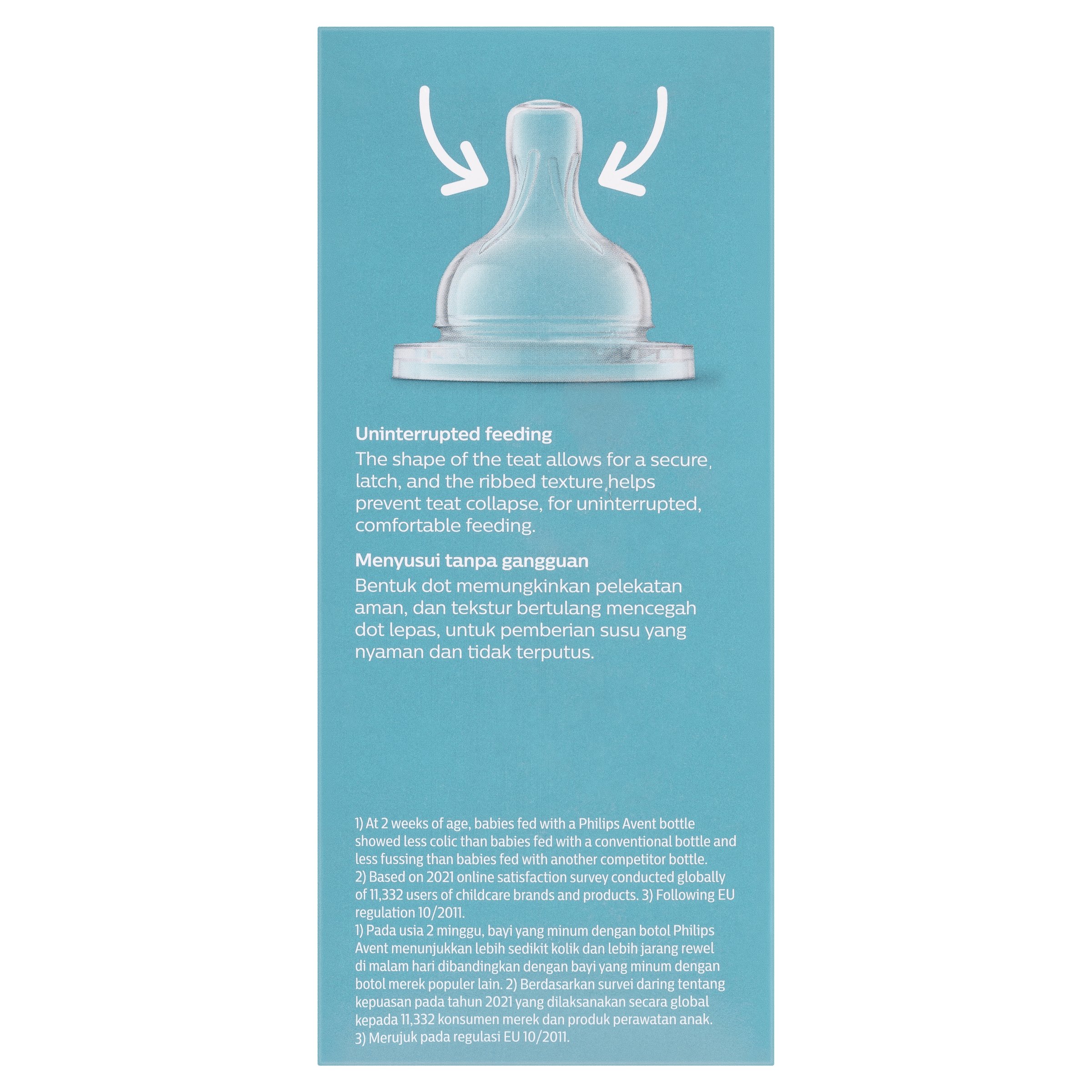 Avent Anti-Colic Feeding Bottle 260ml - 2 pack - Image 3