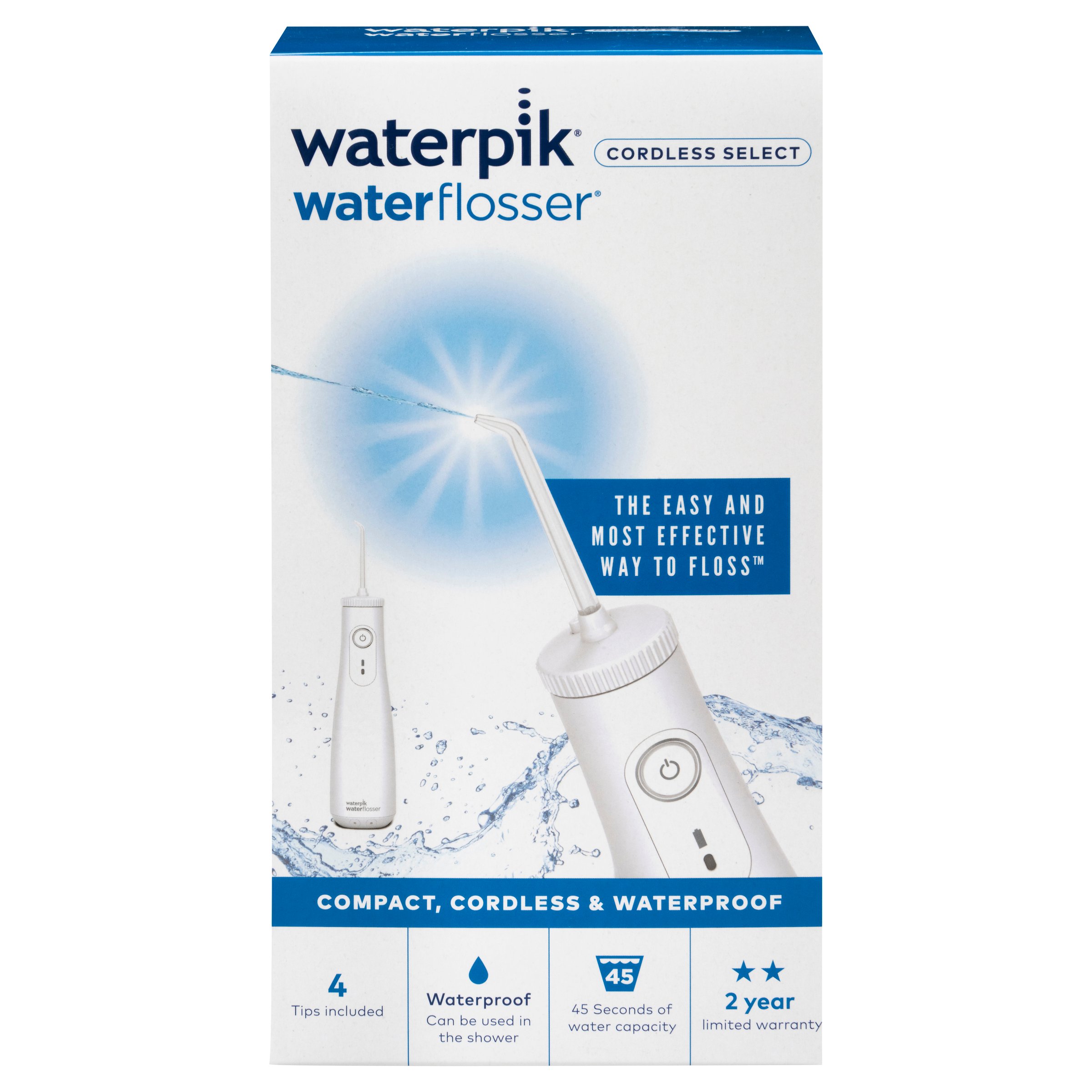 Waterpik Cordless Select Waterflosser White 1 each - Image 1