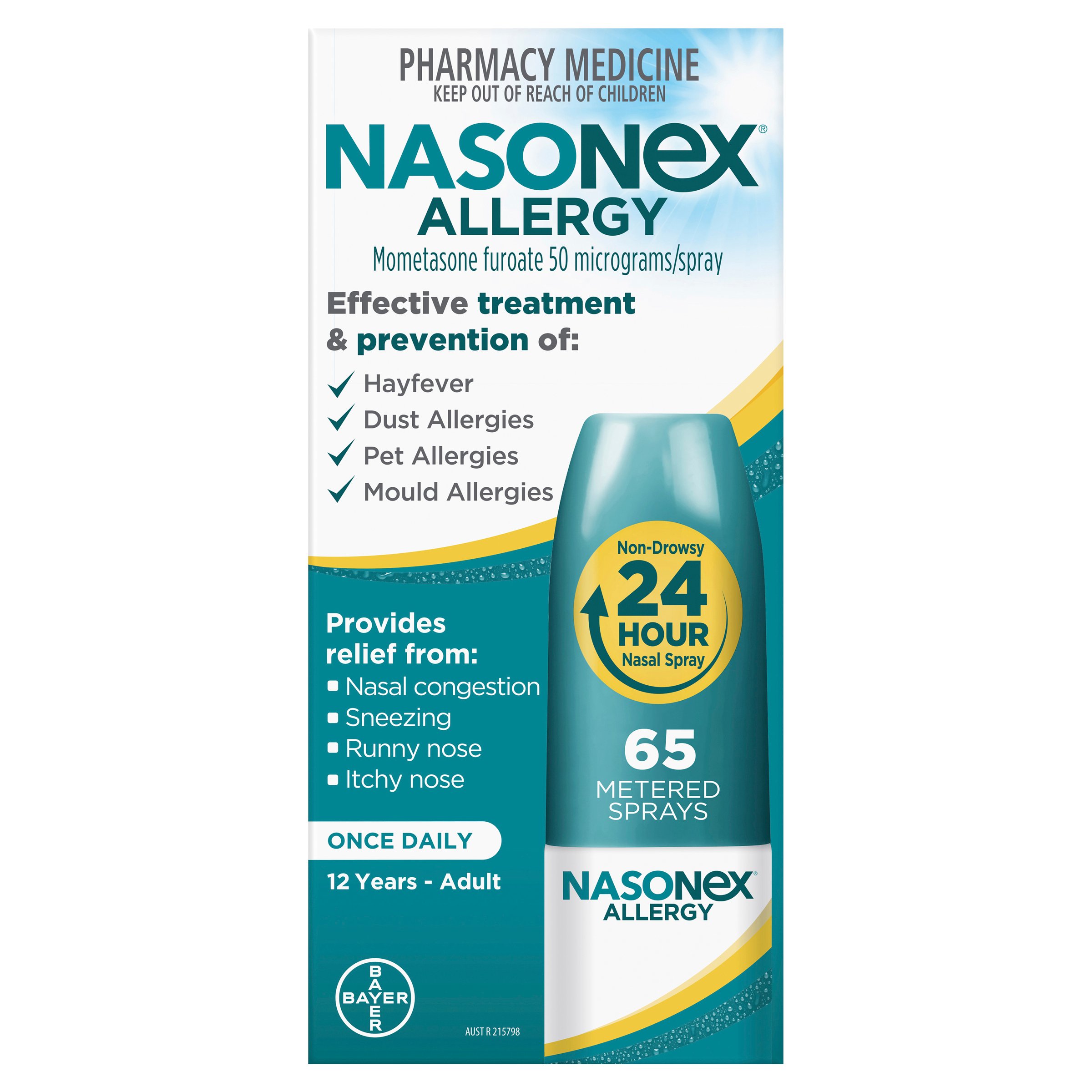 Nasonex Allergy Spray 65 doses - Image 1