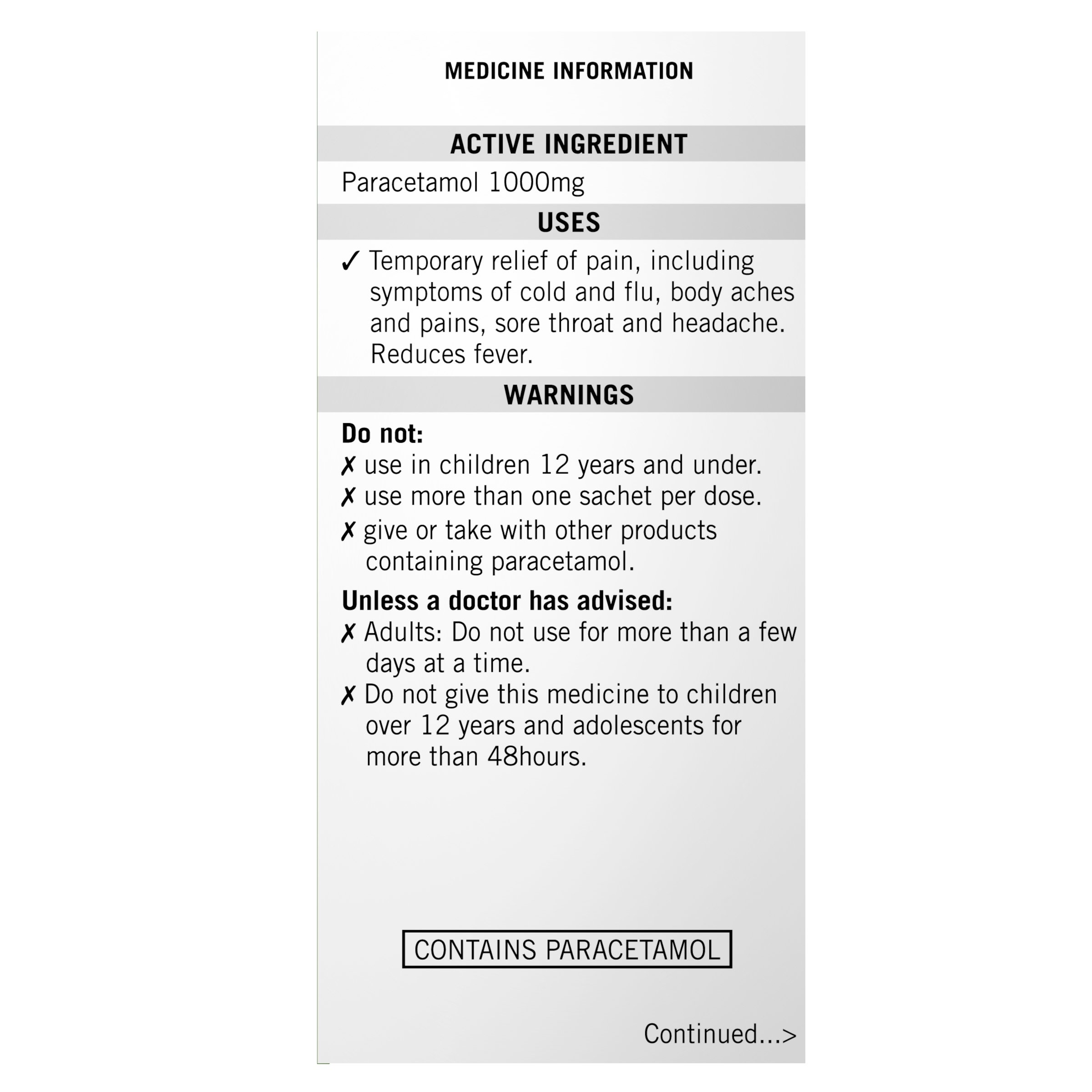 Lemsip Max Cold & Flu 10 sachets - Image 4