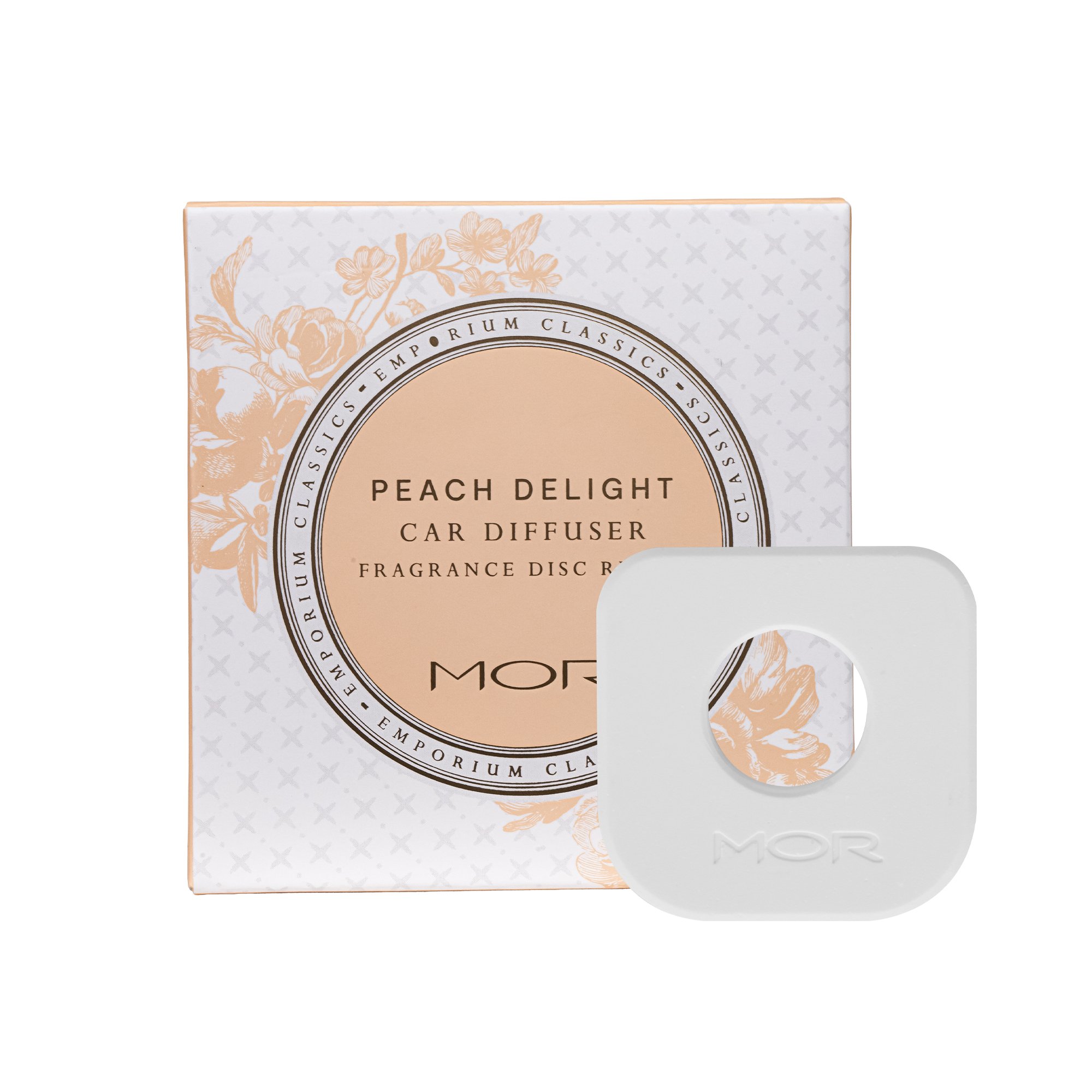 Mor Emporium Classics Peach Delight Car Diffuser - Refill Disc 1 each - Image 1