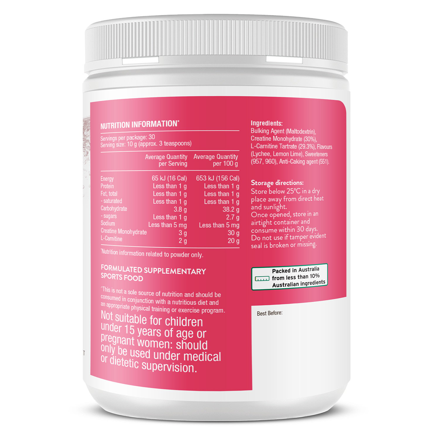 Isowhey Shred + Creatine 300g - Image 3