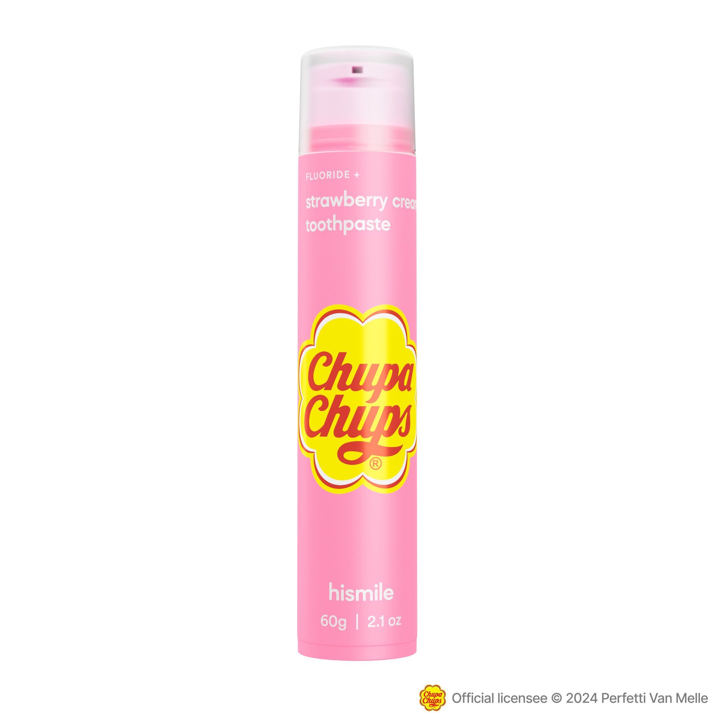 Hismile Chupa Chups - Strawberry & Cream Toothpaste 60g - Image 2