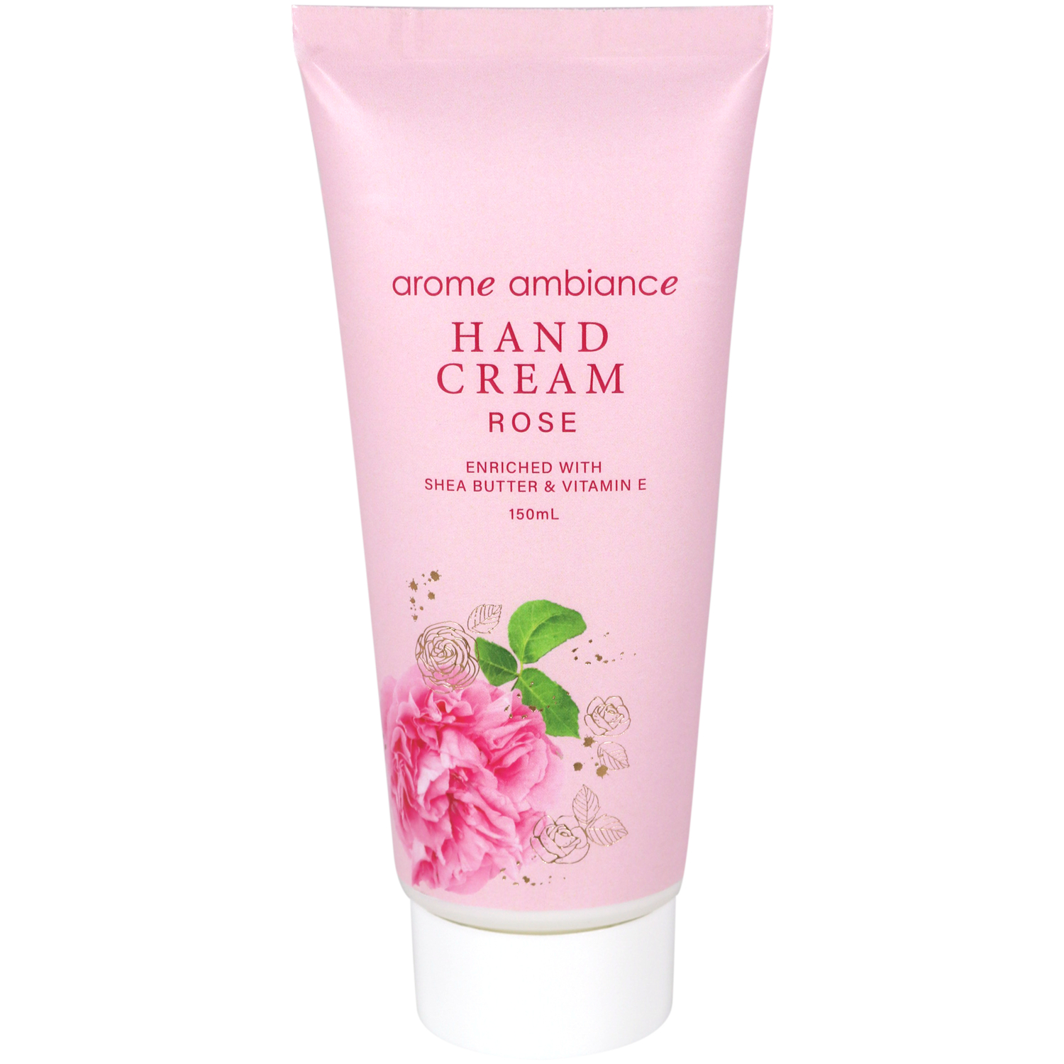 Arome Ambiance Floral Glimmer Hand Cream Rose 150ml - Image 2
