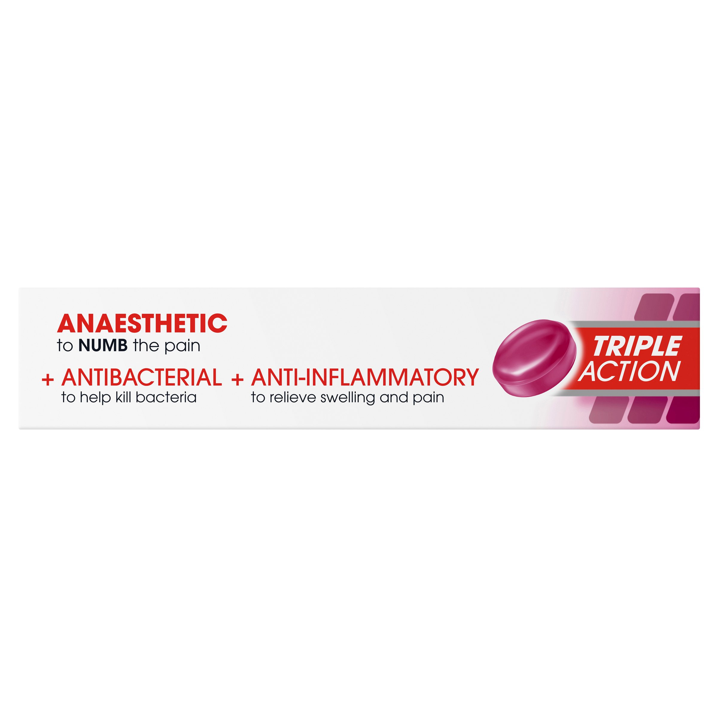 Difflam Plus Anaesthetic Triple Action Wild Berry 16 lozenges - Image 5