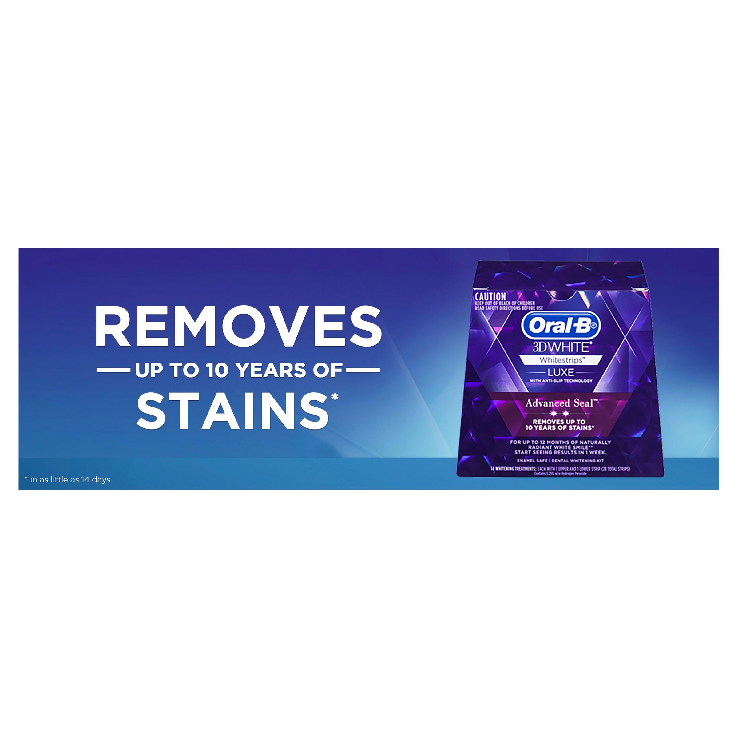 Oral-B 3D White Advance Seal Strips 14 pack - Image 6