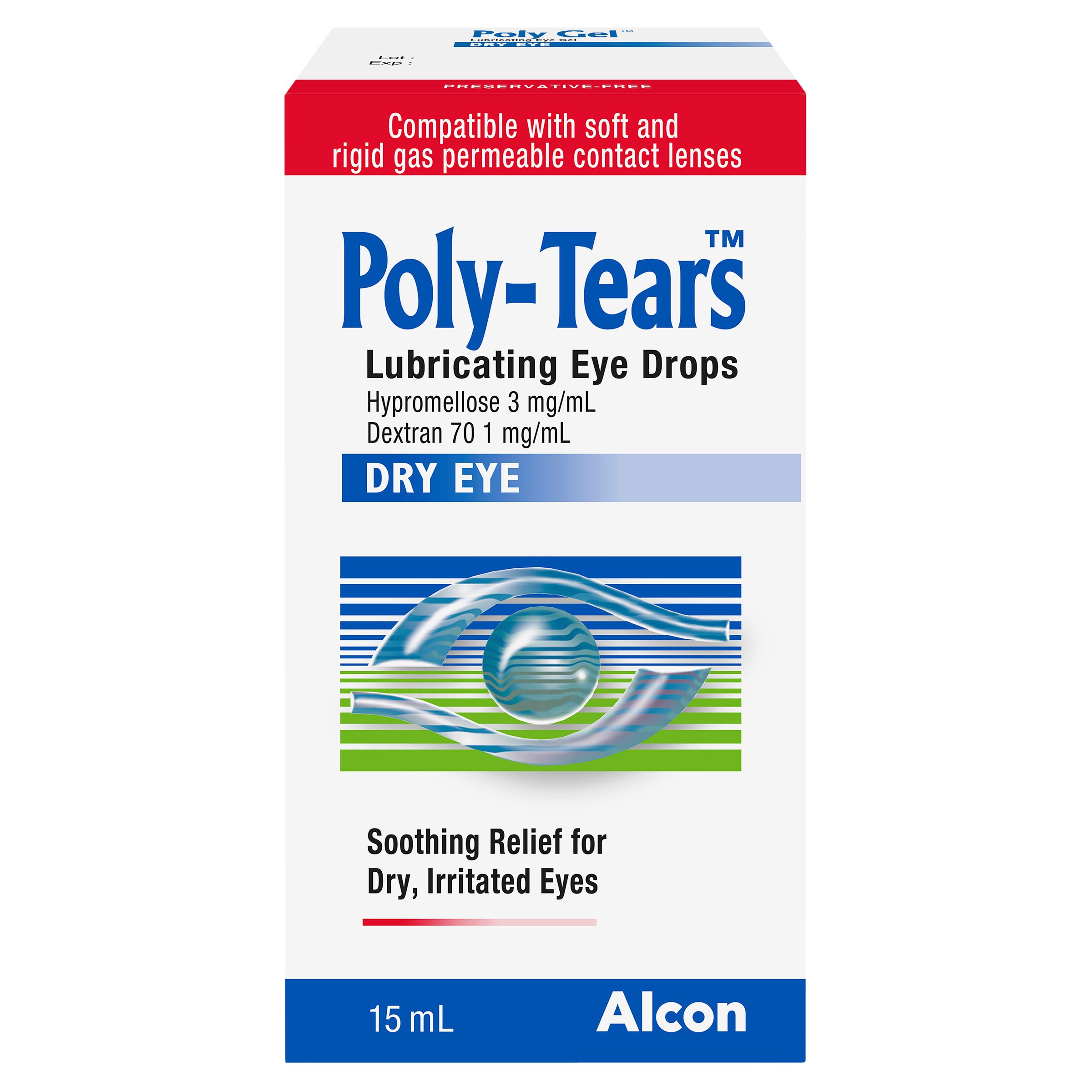 Poly-Tears Eye Drops 15ml - Image 1