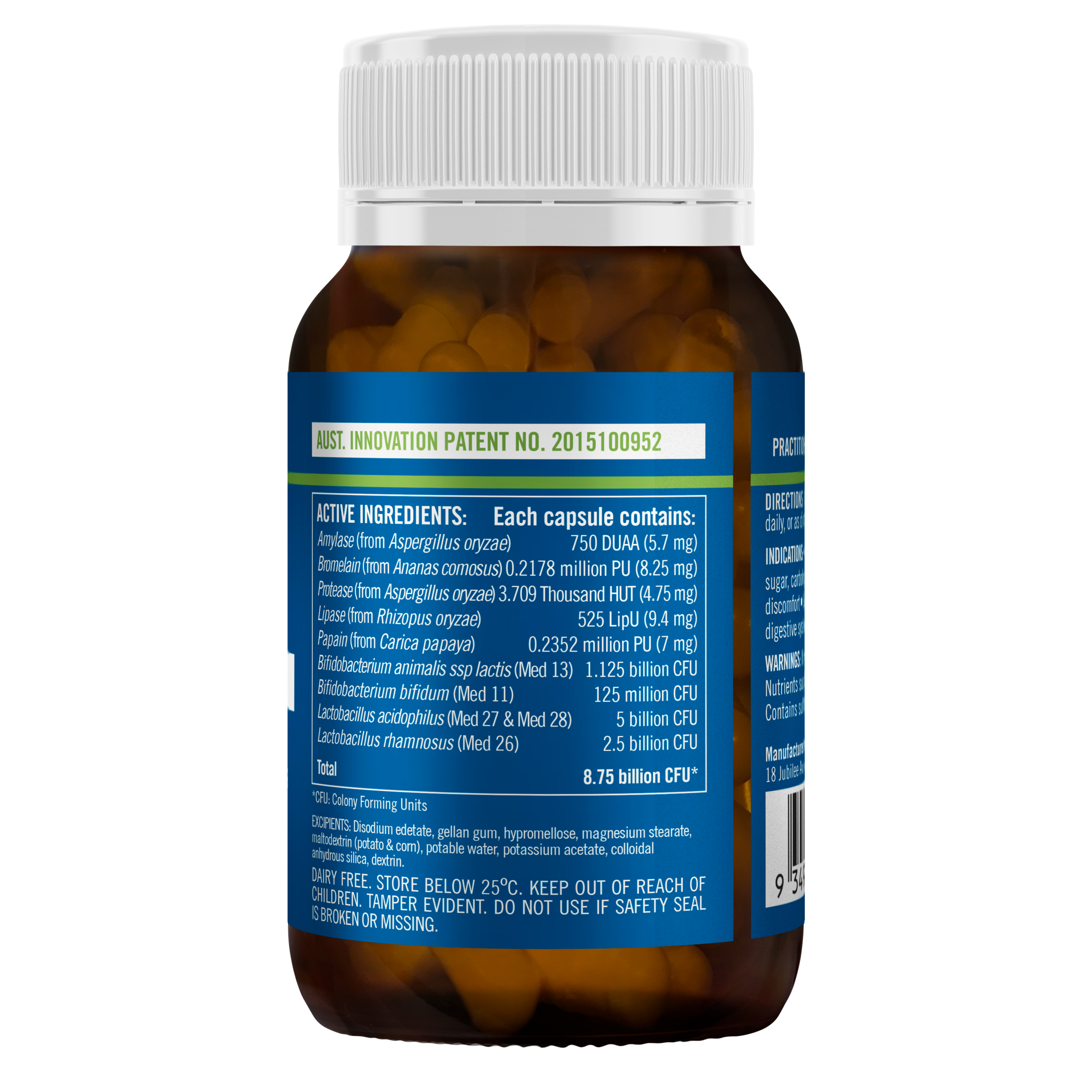Bioglan Medlab Enbiotic 60 capsules - Image 3