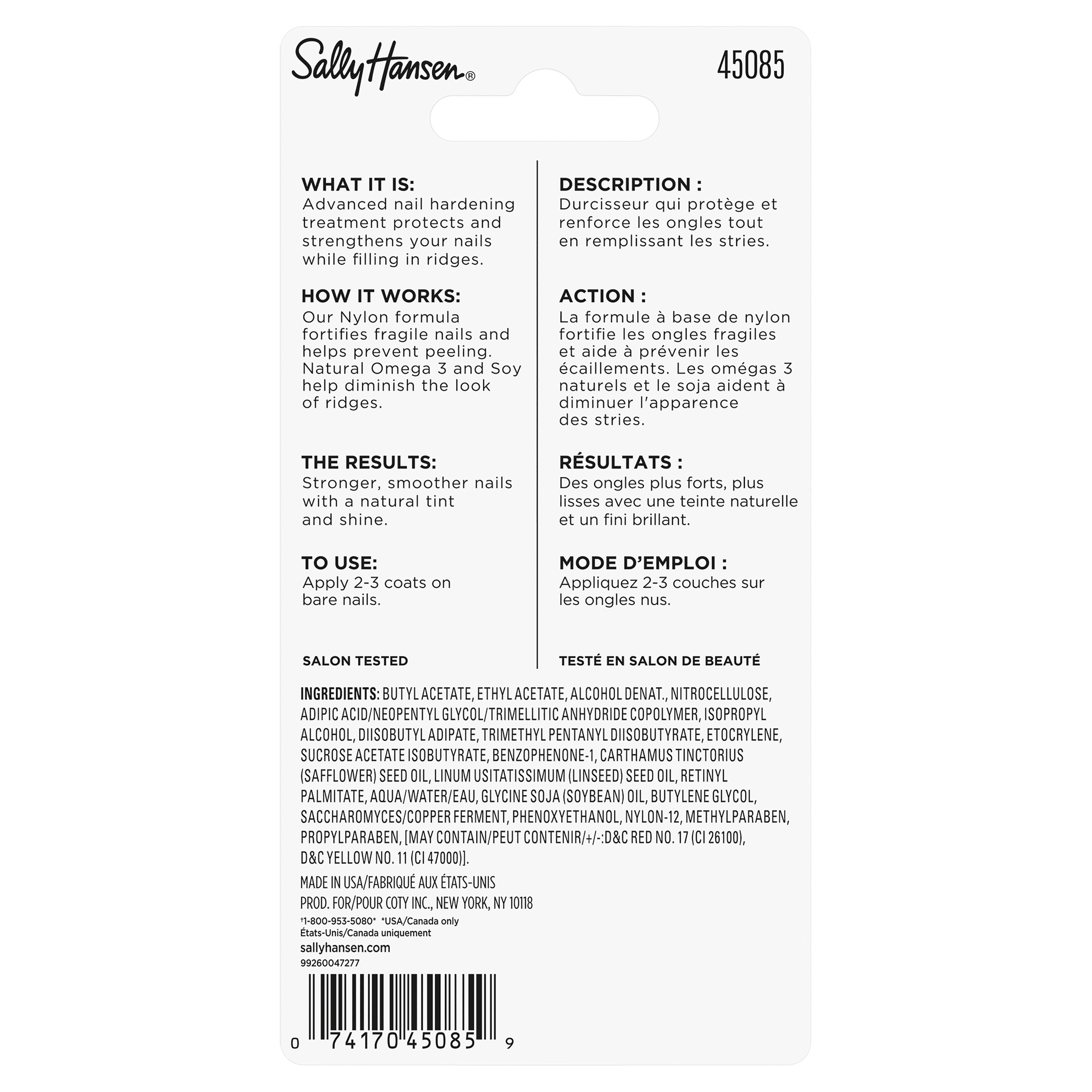 Sally Hansen Hard As Nails With Nylon - Natural 13.3ml - Image 2