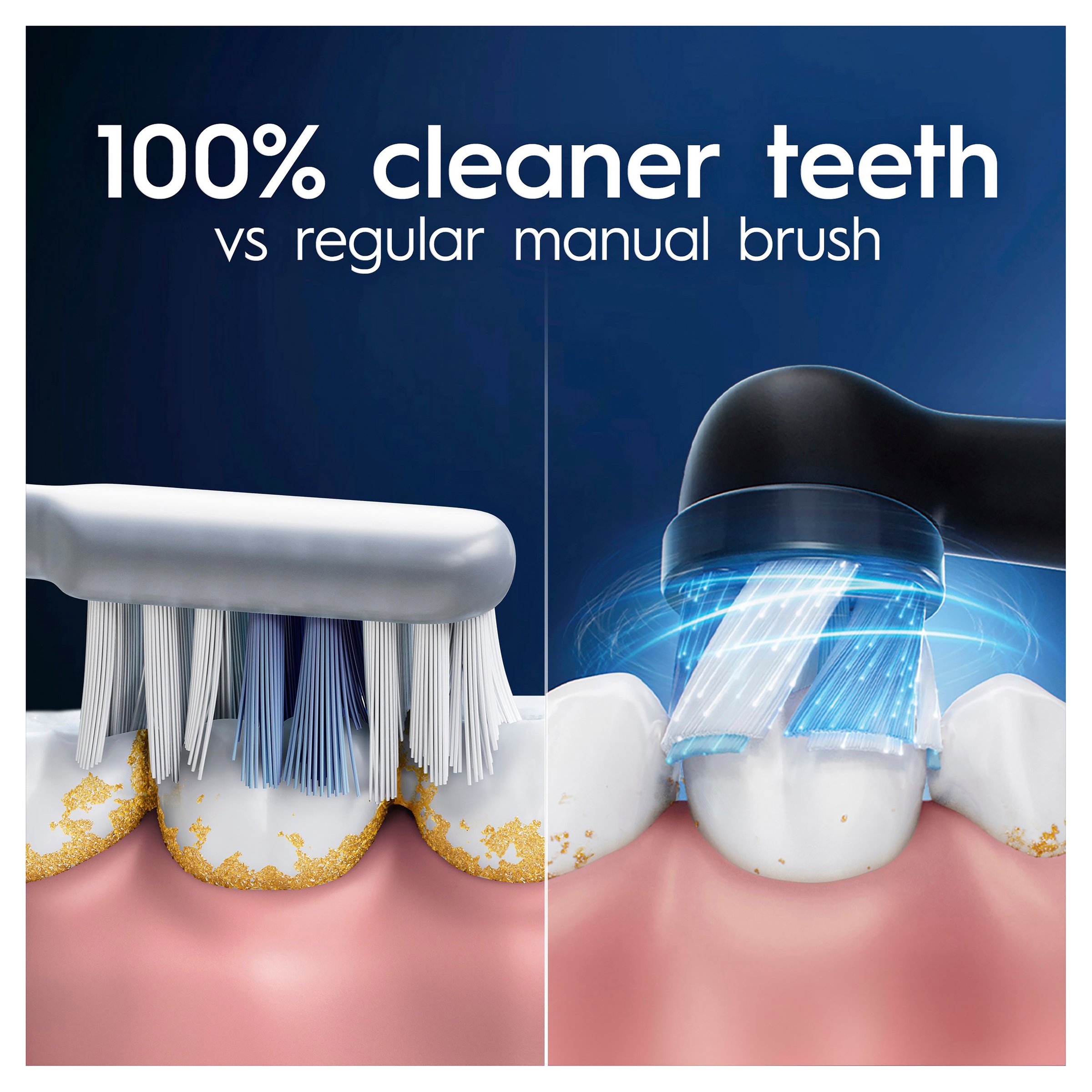 Oral-B iO Ultimate Clean Black Electric Toothbrush Refills 2 pack - Image 3