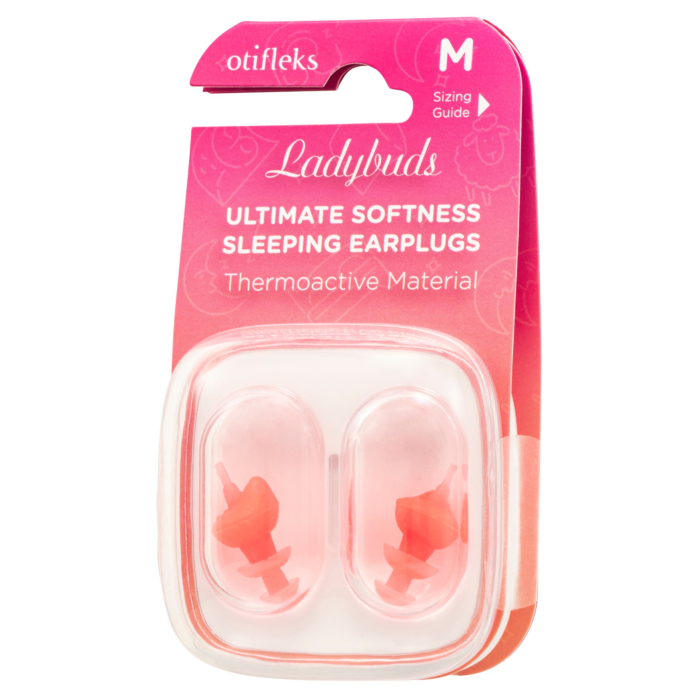 Otifleks Ladybuds Womens Earplugs Medium 1 pair - Image 4
