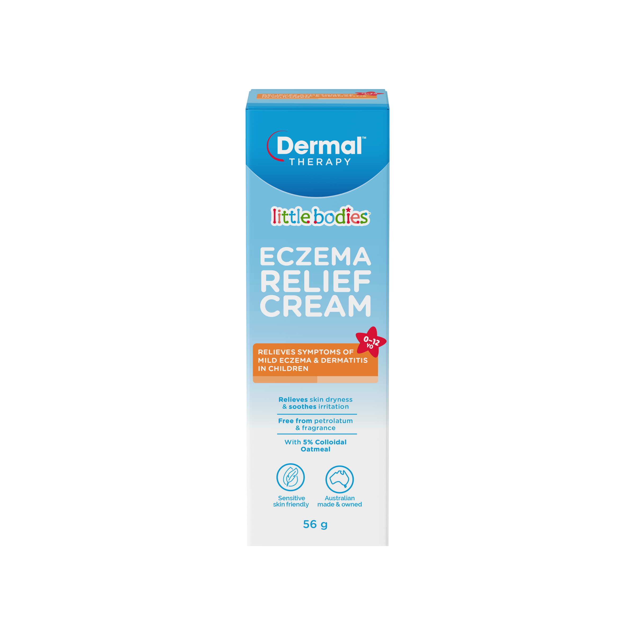 Dermal Therapy Little Bodies Eczema Relief Cream Tube 56g - Image 1