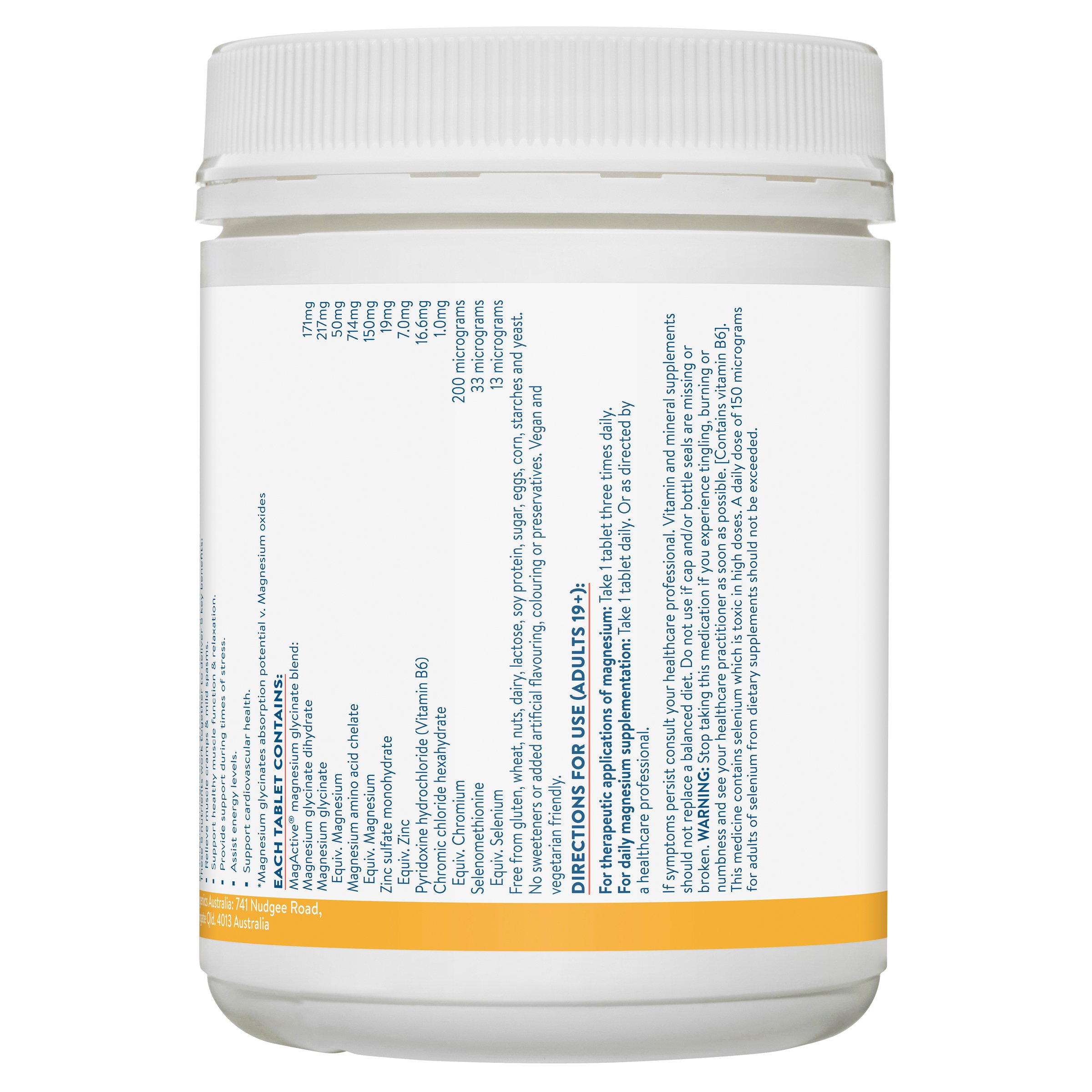 Ethical Nutrients Mega Magnesium 240 tablets - Image 3