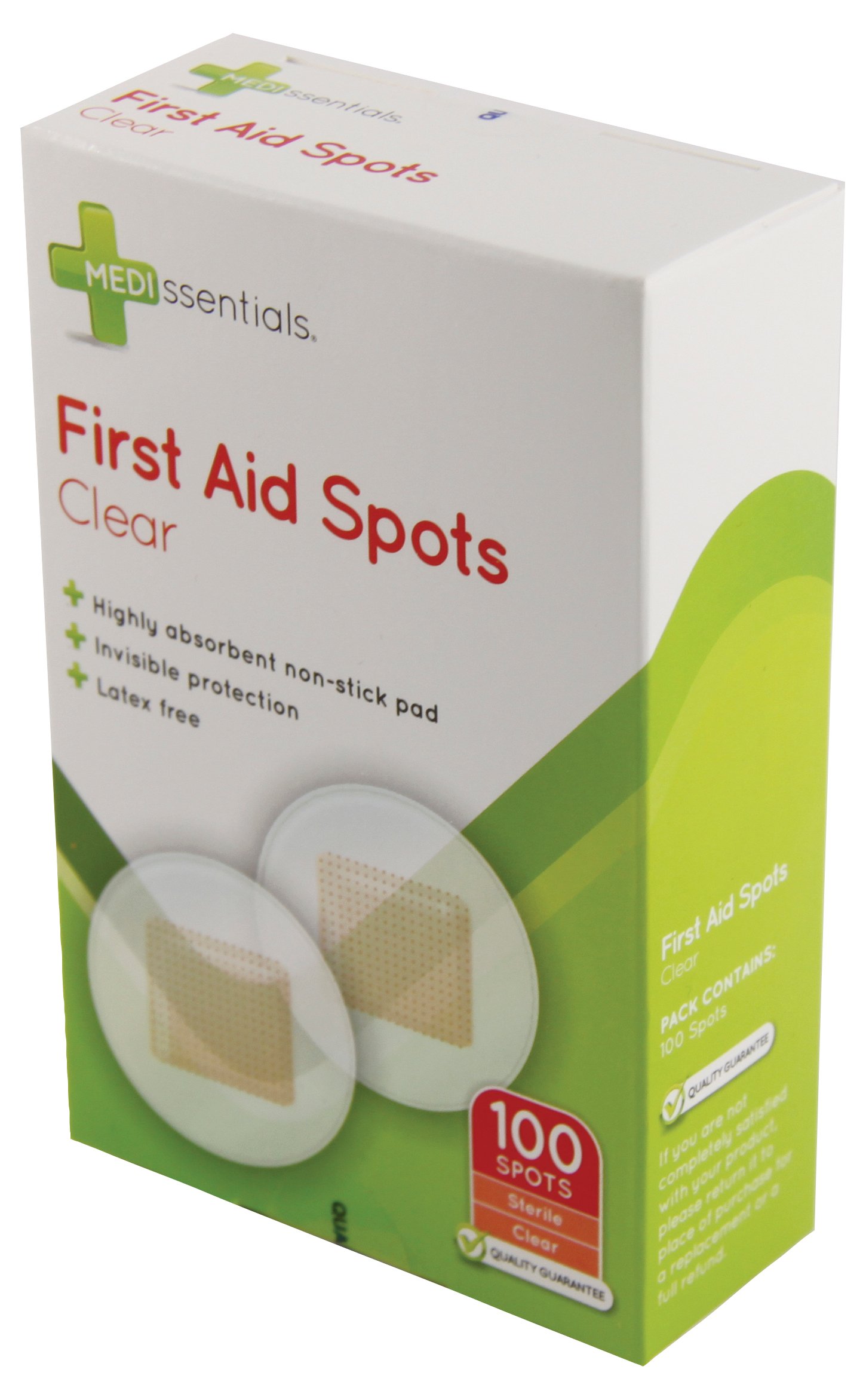 Medissentials First Aid Spots Transparent 100 pack - Image 2