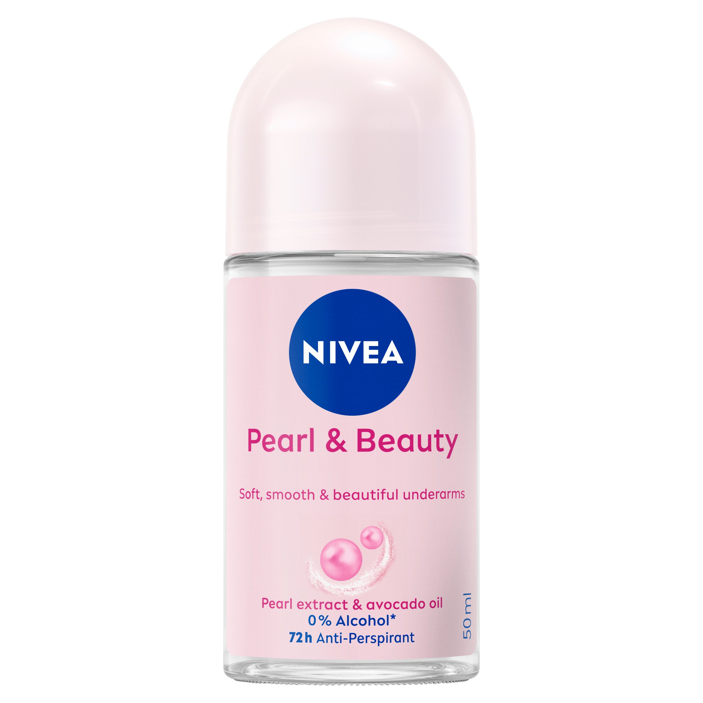 Nivea Deodorant Roll On Pearl & Beauty 50ml - Image 1