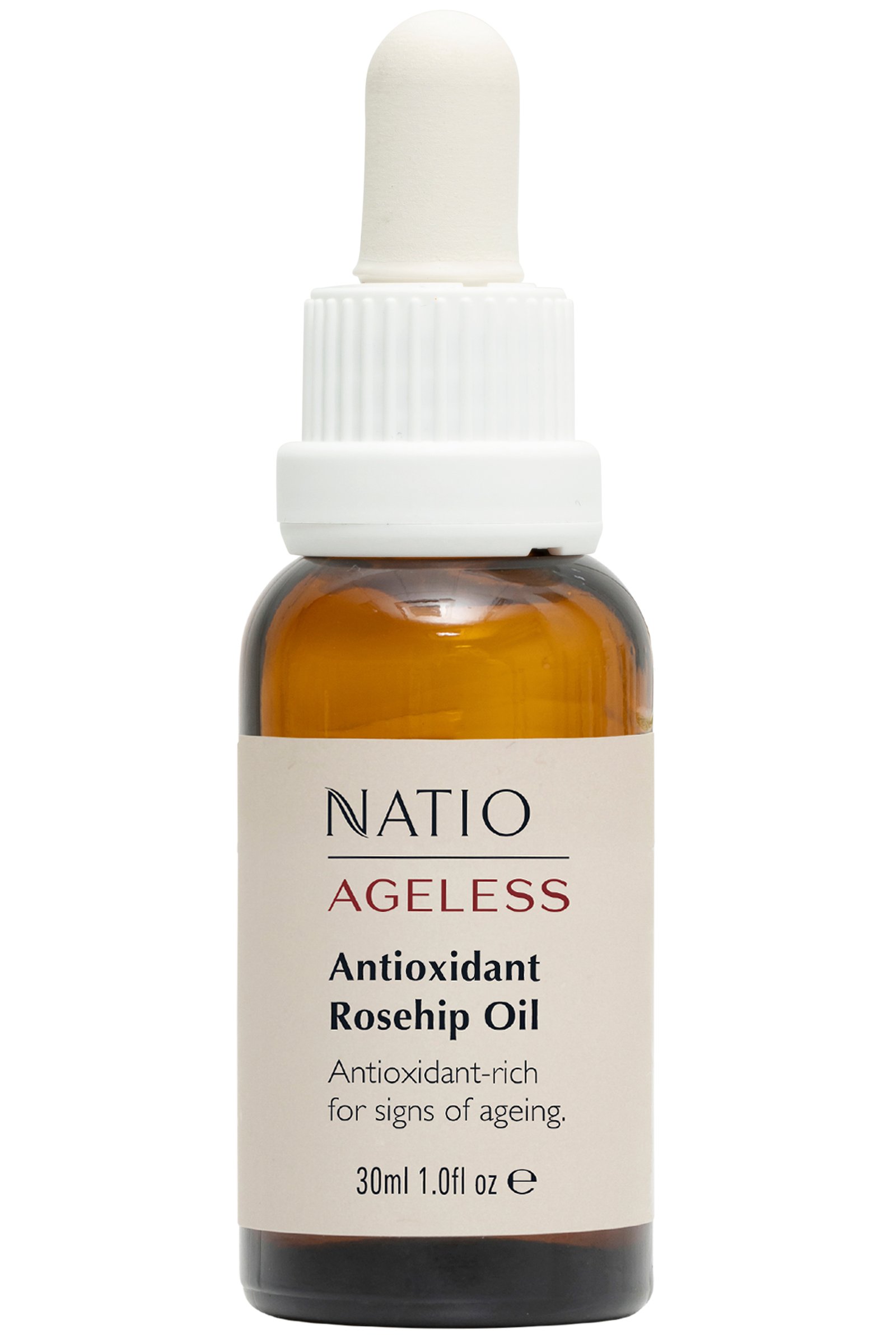 Natio Ageless Antioxidant Rosehip Oil 30ml - Image 1