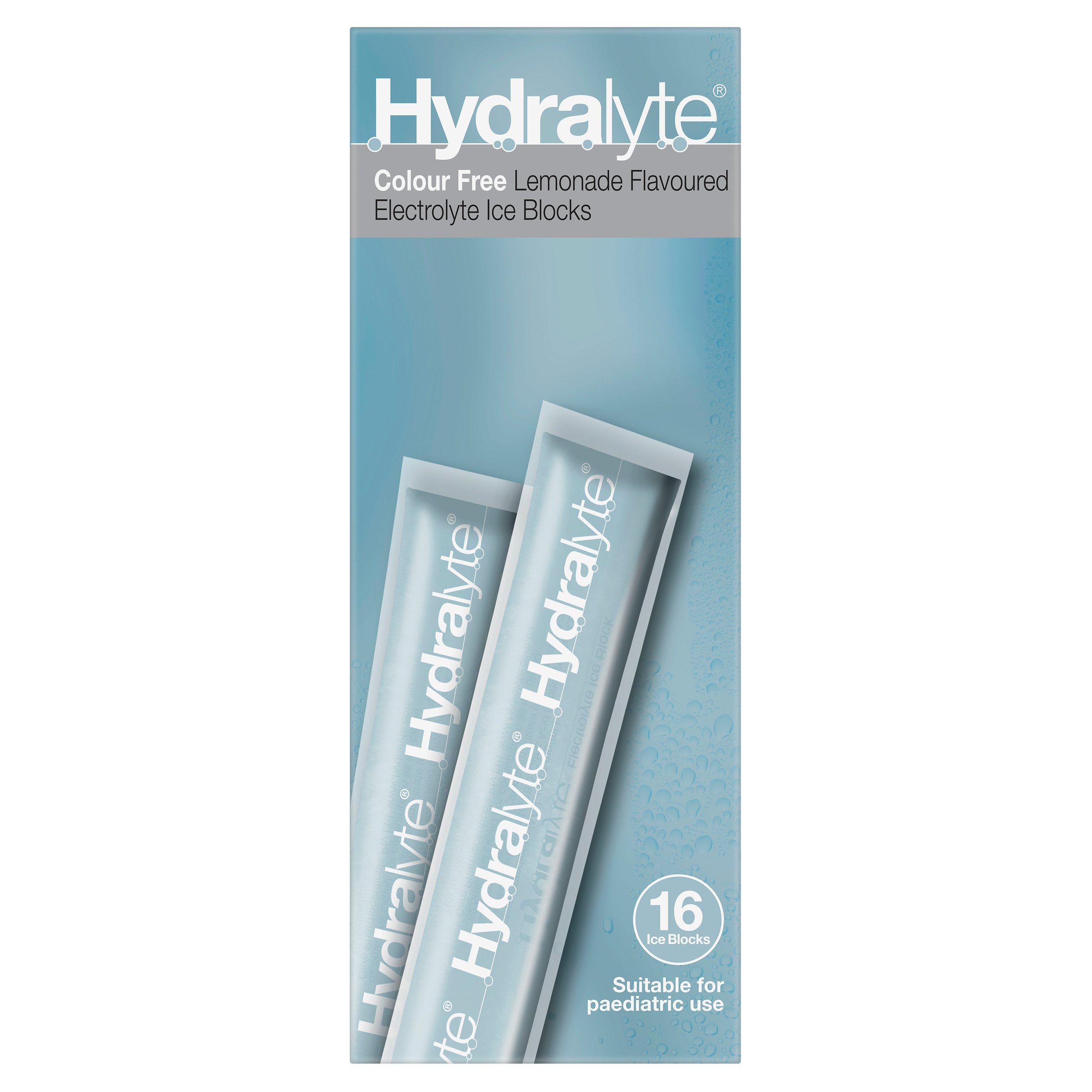 Hydralyte Ice Block Colour Free Lemonade Flavoured 16 pack - Image 7