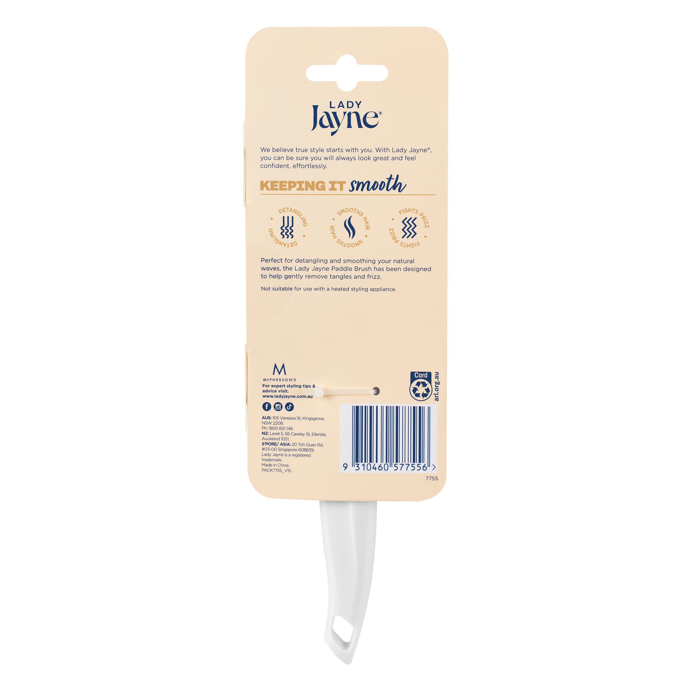 Lady Jayne Essentials Brush Pad Large 1 each - Image 2
