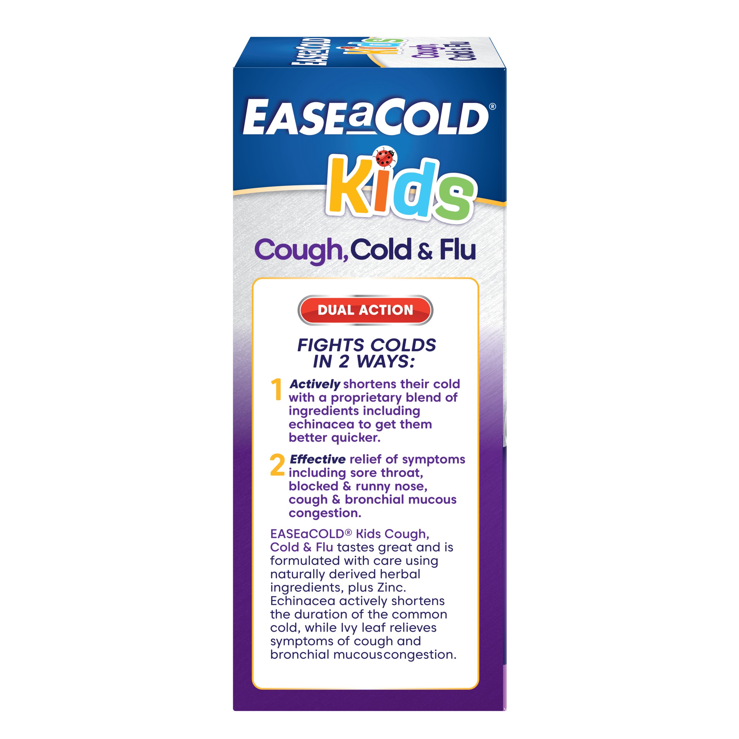 Ease-A-Cold Kids Cough, Cold + Flu Berry Flavour 180ml - Image 3
