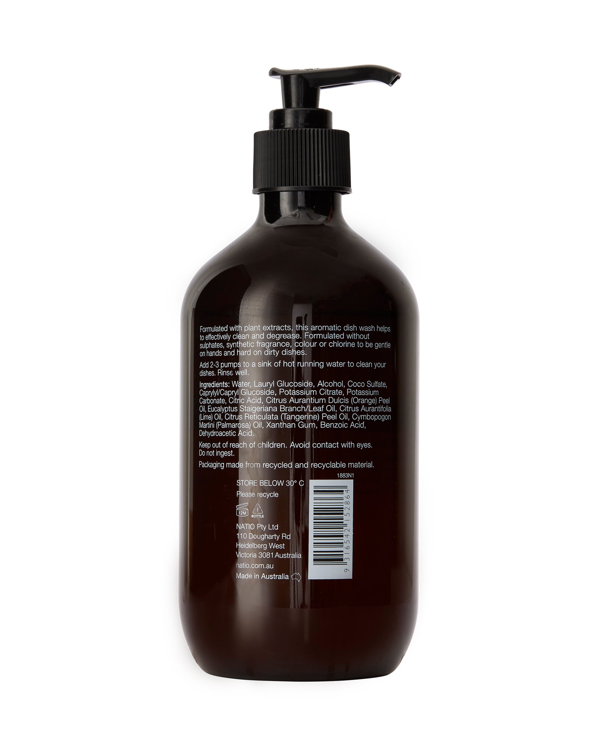 Natio Home Essentials - Eco Dish Wash 500ml - Image 2