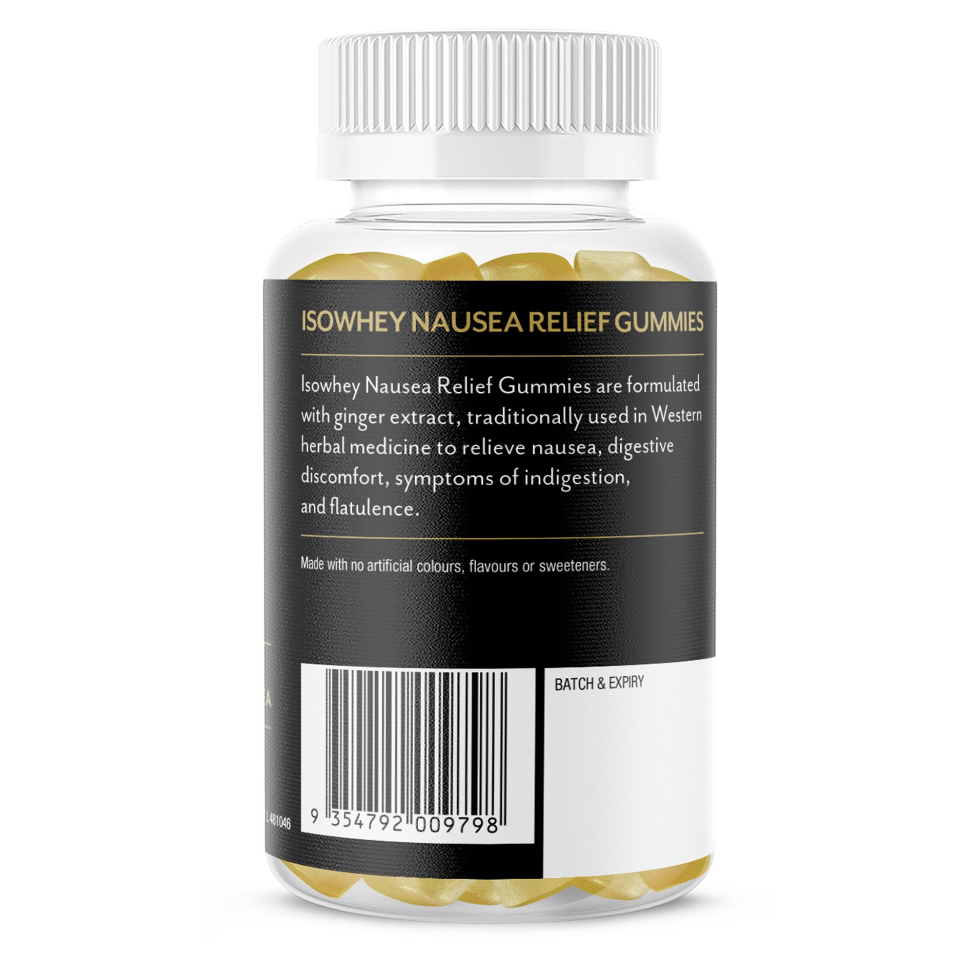 Isowhey Nausea Relief Gummies 60 Pastilles - Image 3