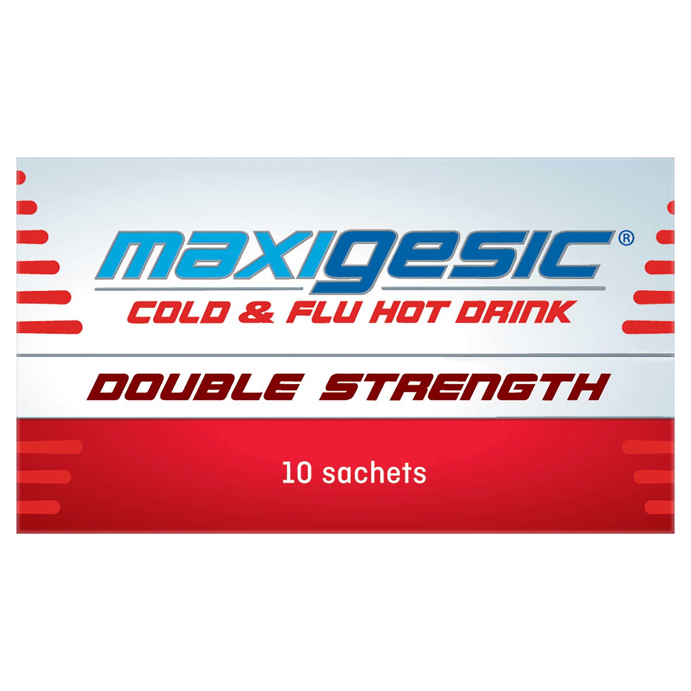 Maxigesic Cold & Flu Hot Drink Double Strength 1000mg/300mg - 10 sachets - Image 4