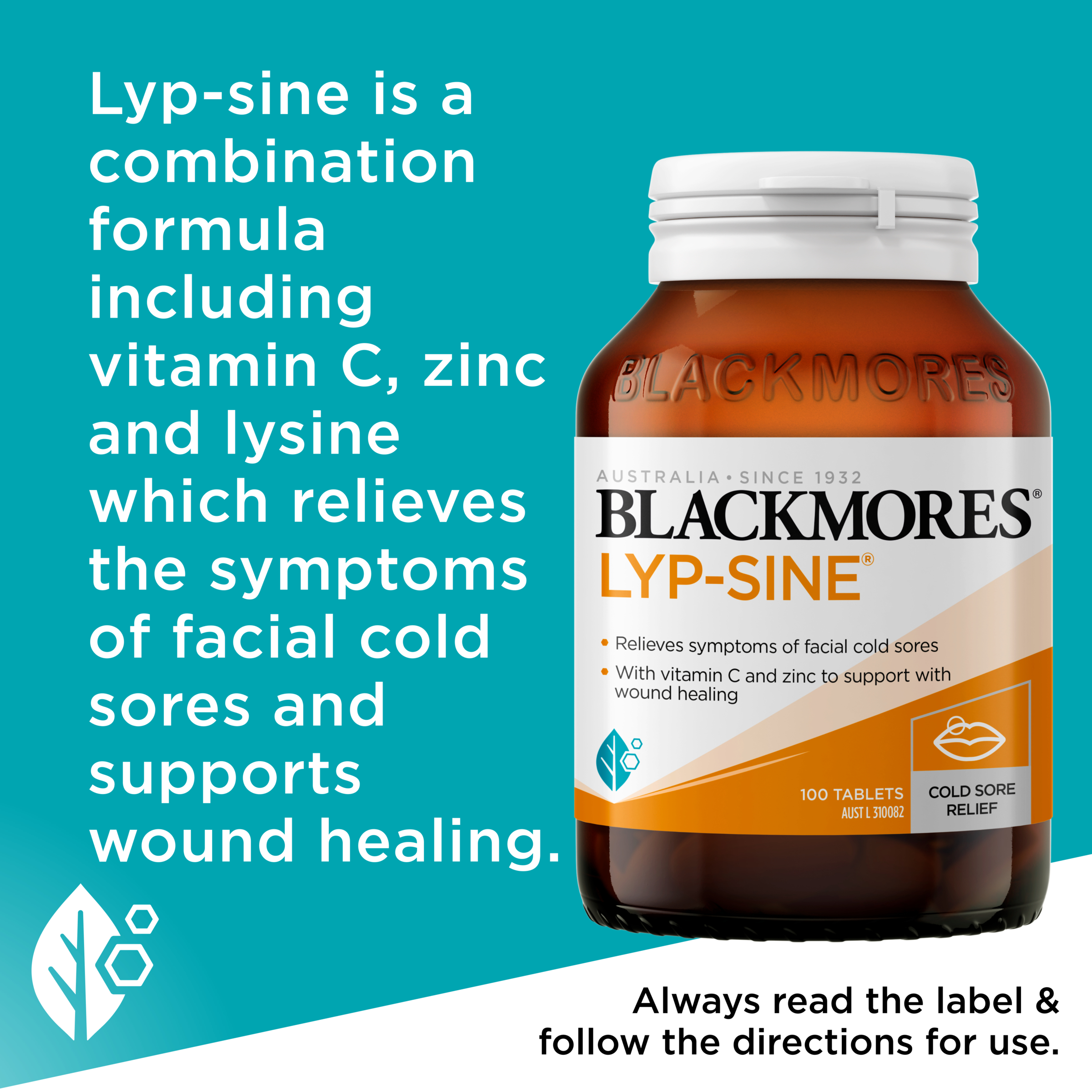 Blackmores Lyp-Sine 100 tablets - Image 6