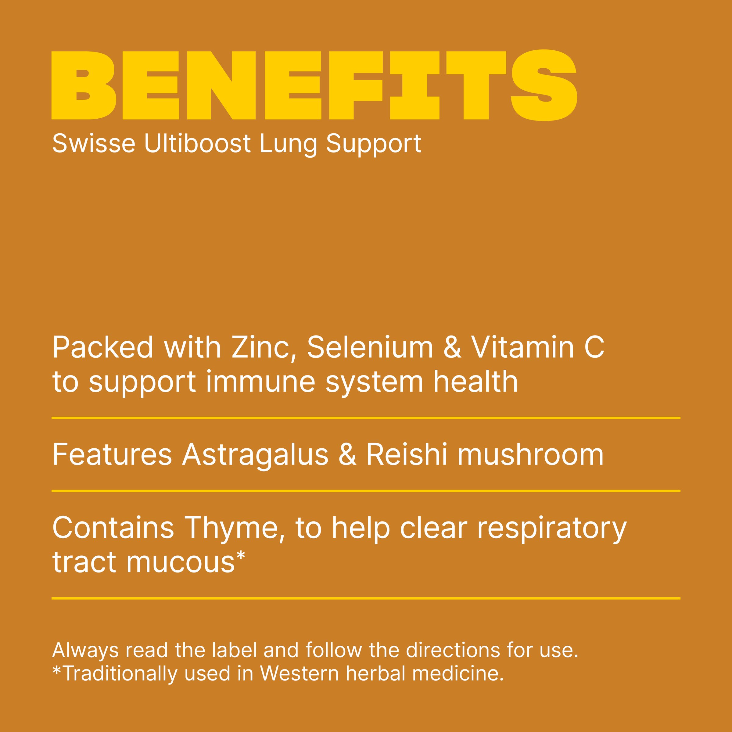Swisse Ultiboost Lung Health Support 90 tablets - Image 4