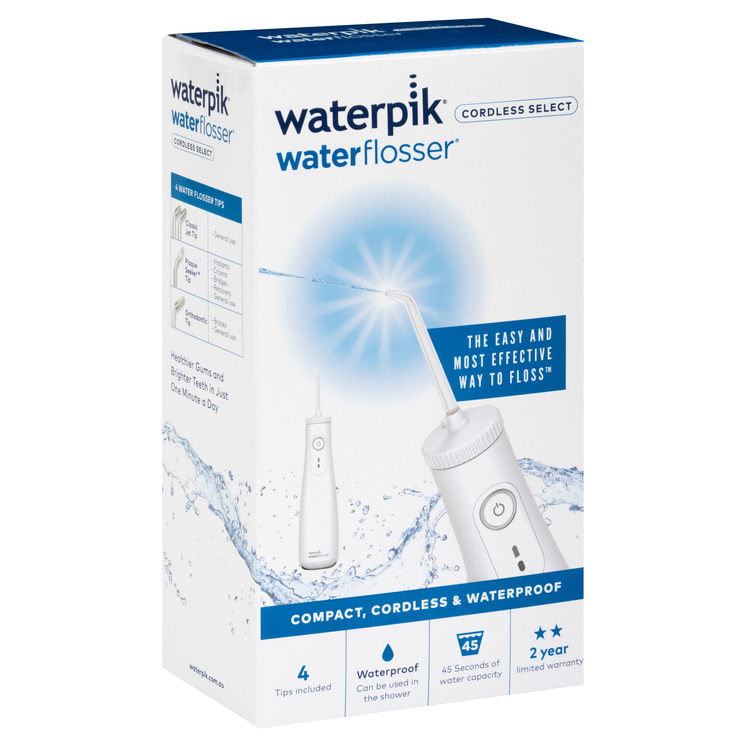 Waterpik Cordless Select Waterflosser White 1 each - Image 10
