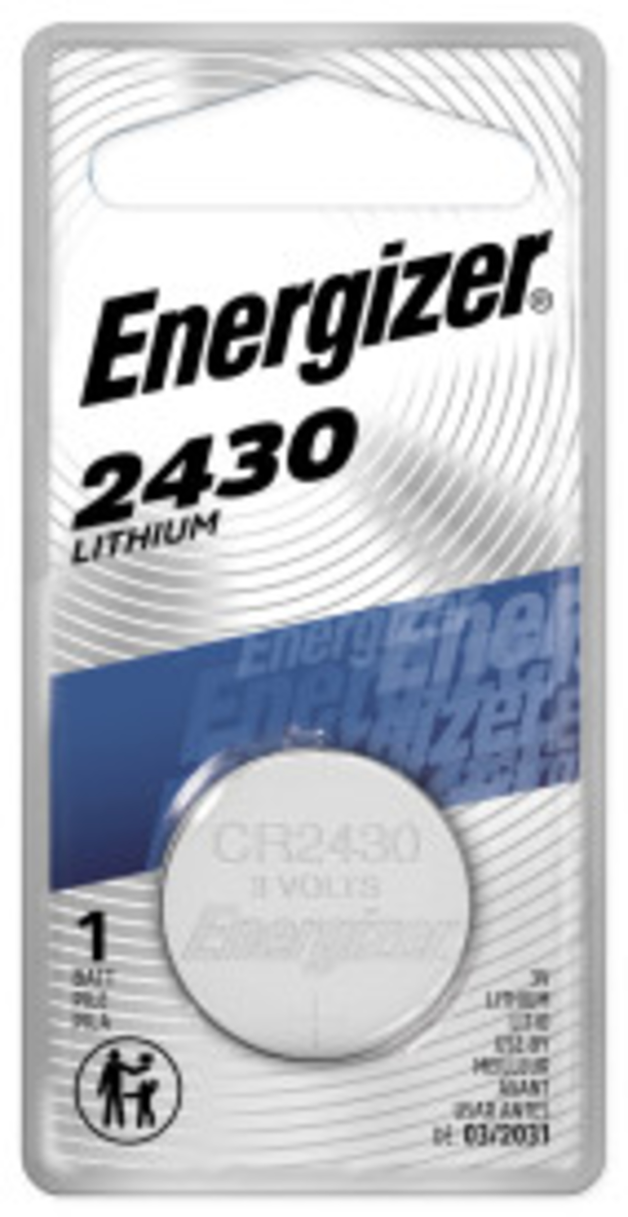 Energizer Battery Lithium ECR2430 - 1 pack