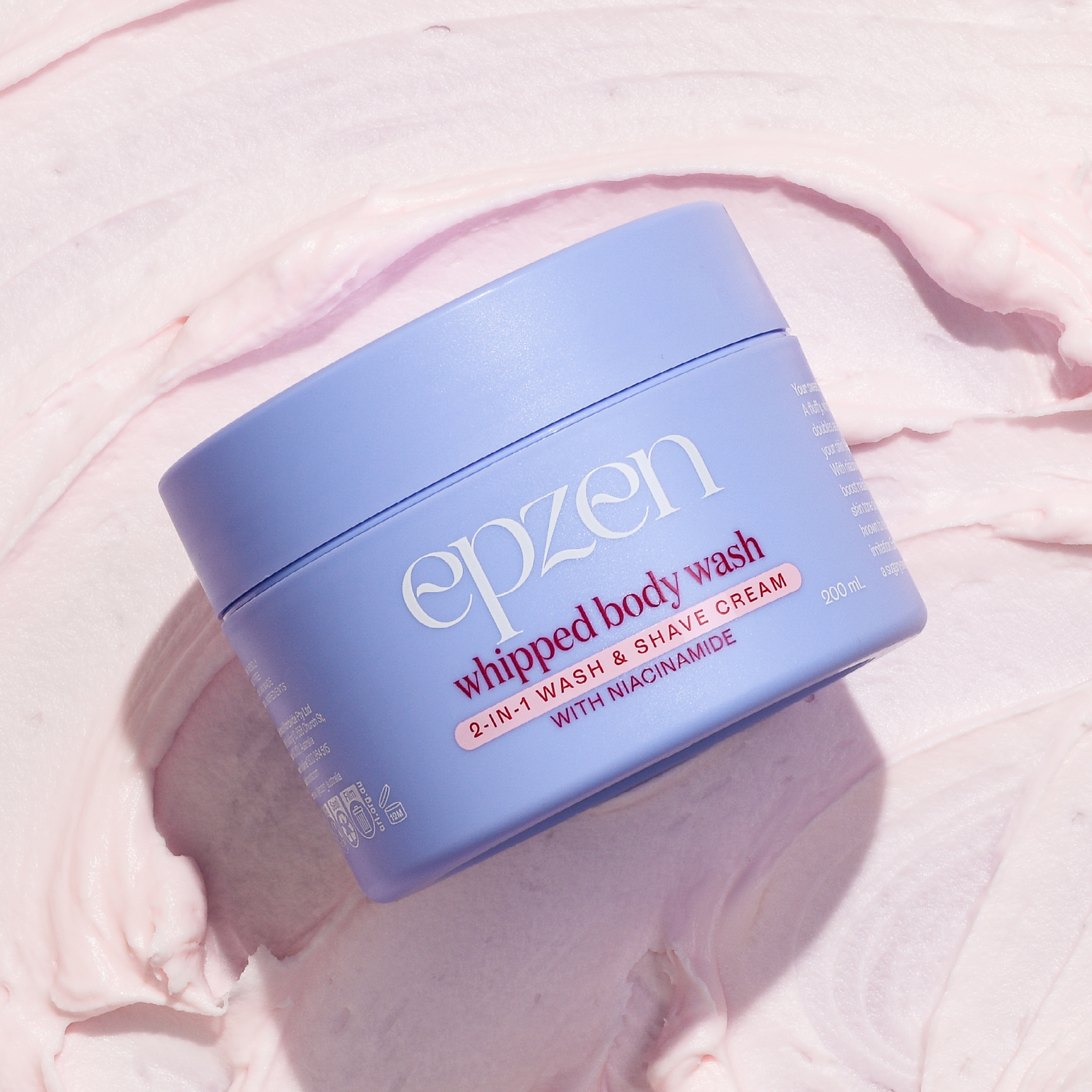 EpZen Whipped Body Wash Marshmallow 200ml - Image 5