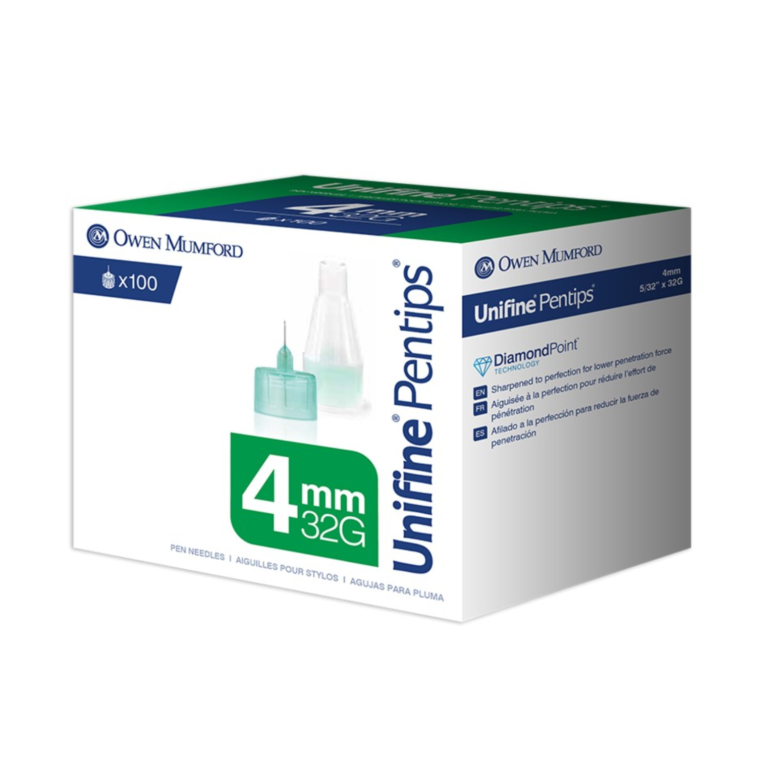 Unifine Pentips 32G x 4mm 100