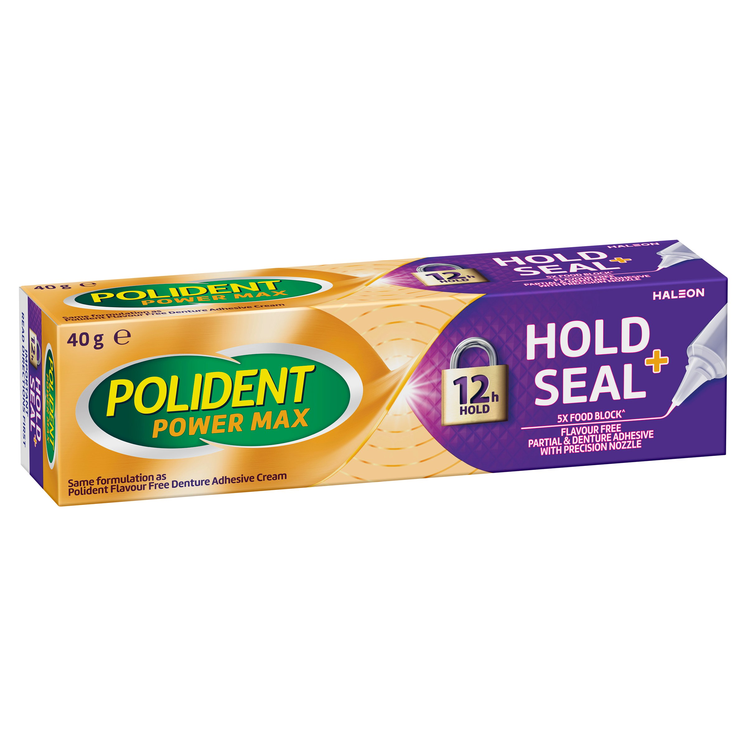 Polident Max Seal Denture Adhesive Cream 40g - Image 11