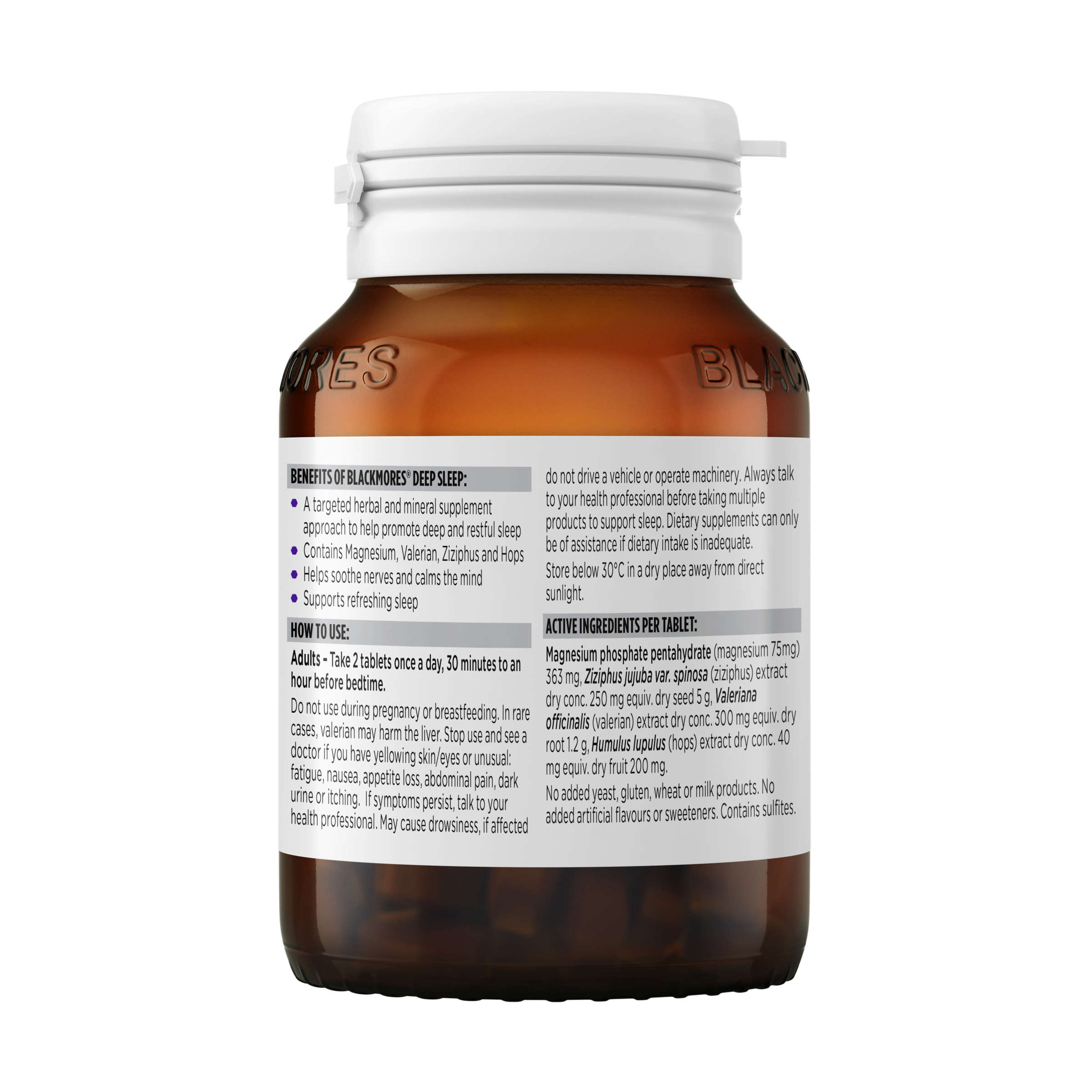 Blackmores Deep Sleep 60 tablets - Image 2