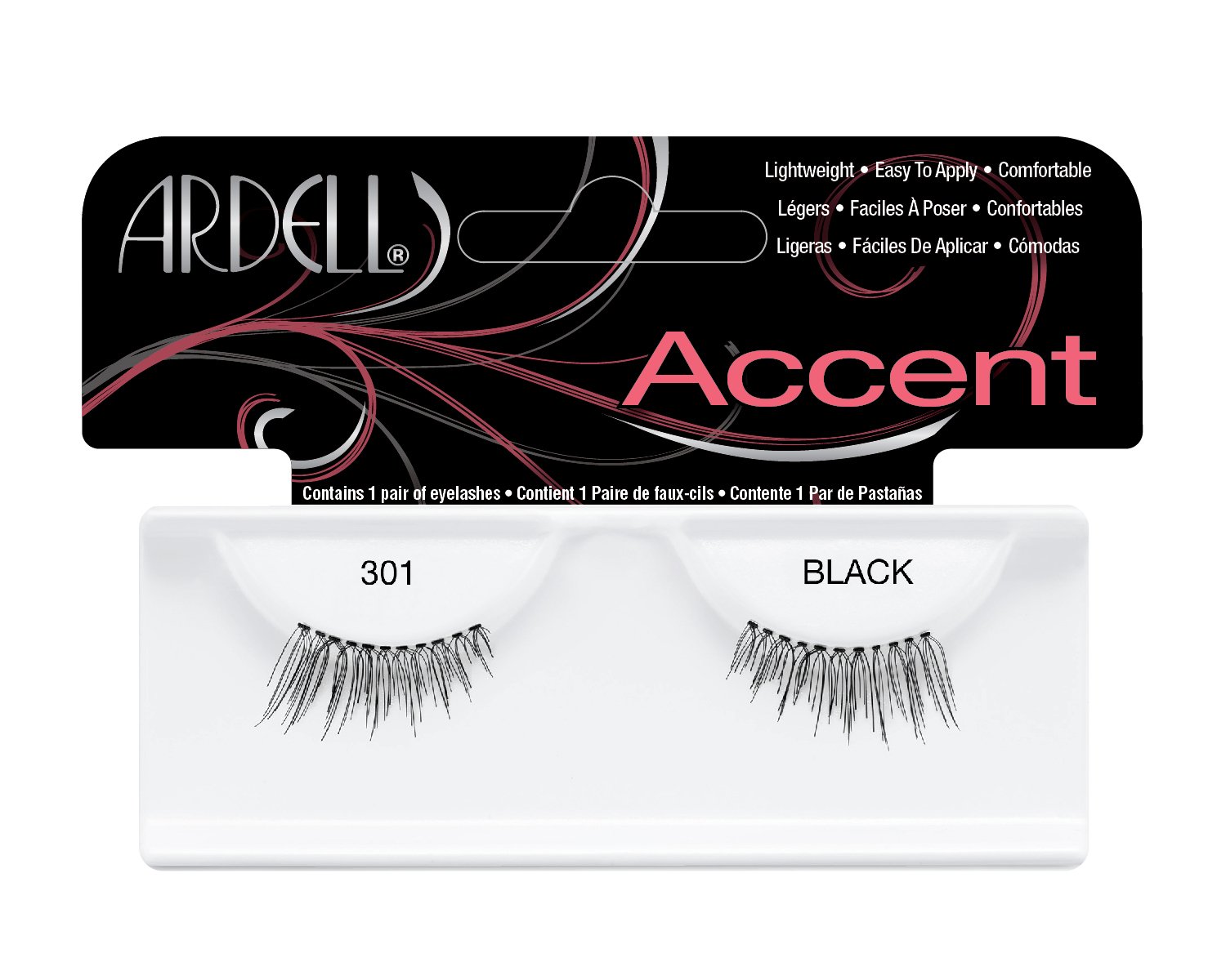 Ardell Fashion Lashes Accents 301 Black 1 pair