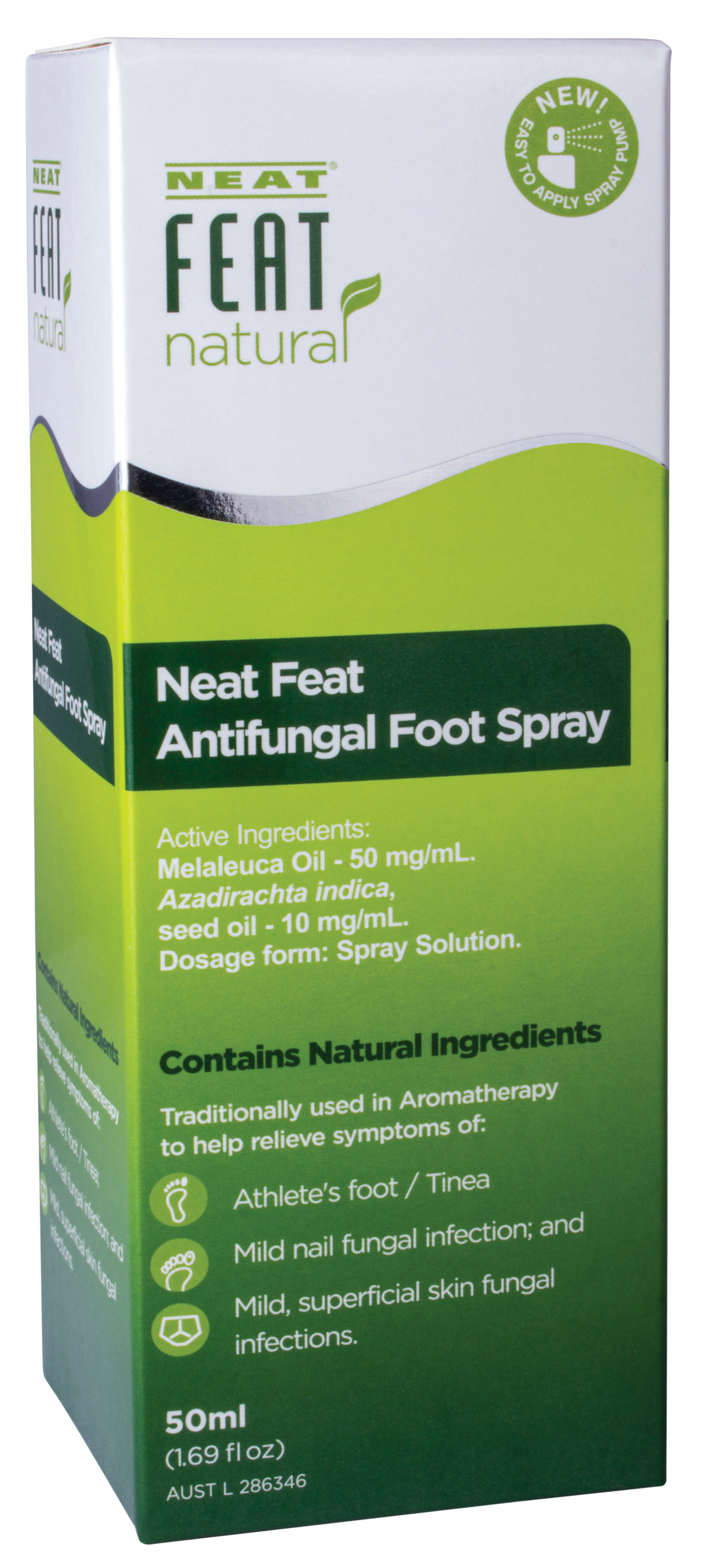 Neat Feat Antifungal Foot Spray 50ml - Image 1