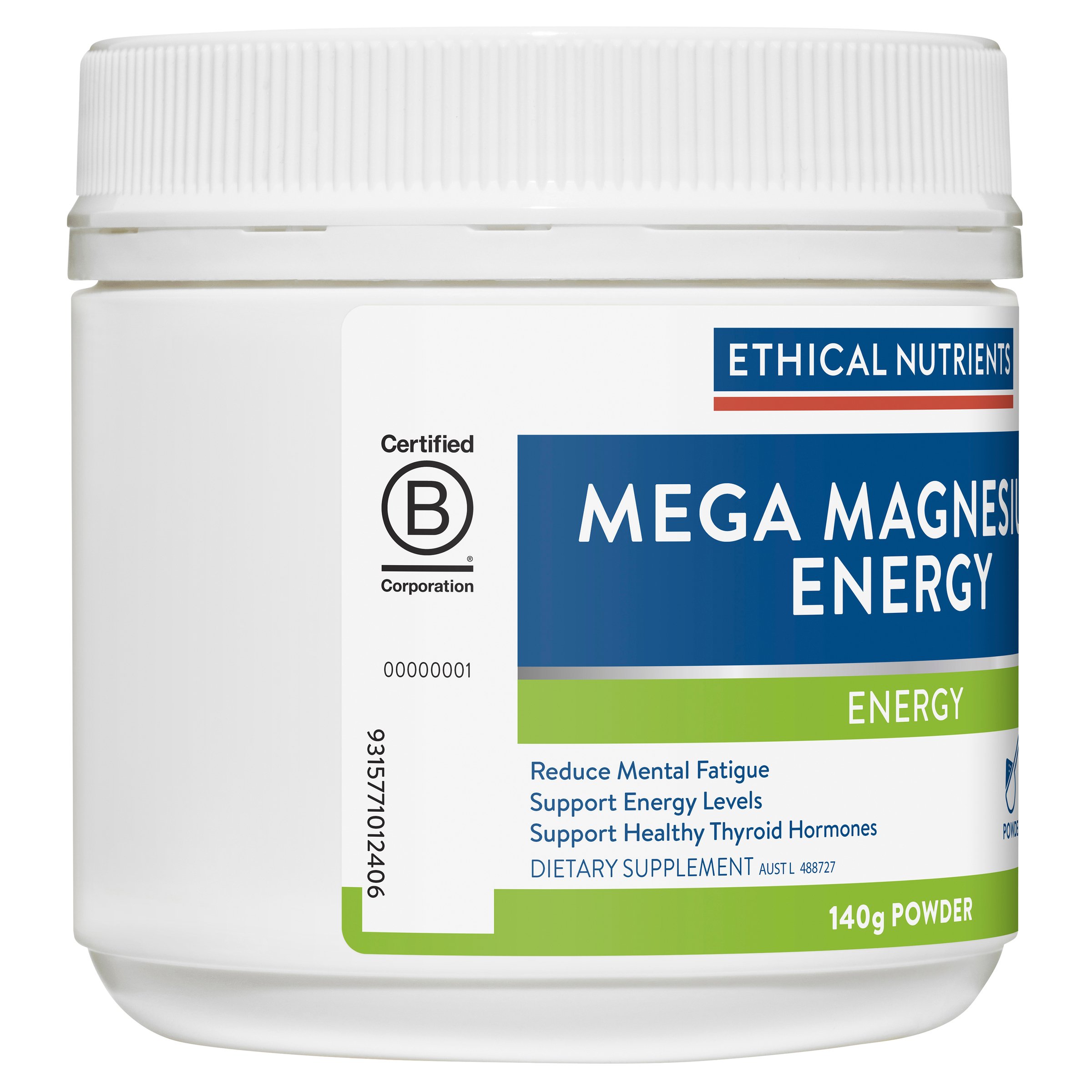 Ethical Nutrients Mega Magnesium Energy 140g - Image 4