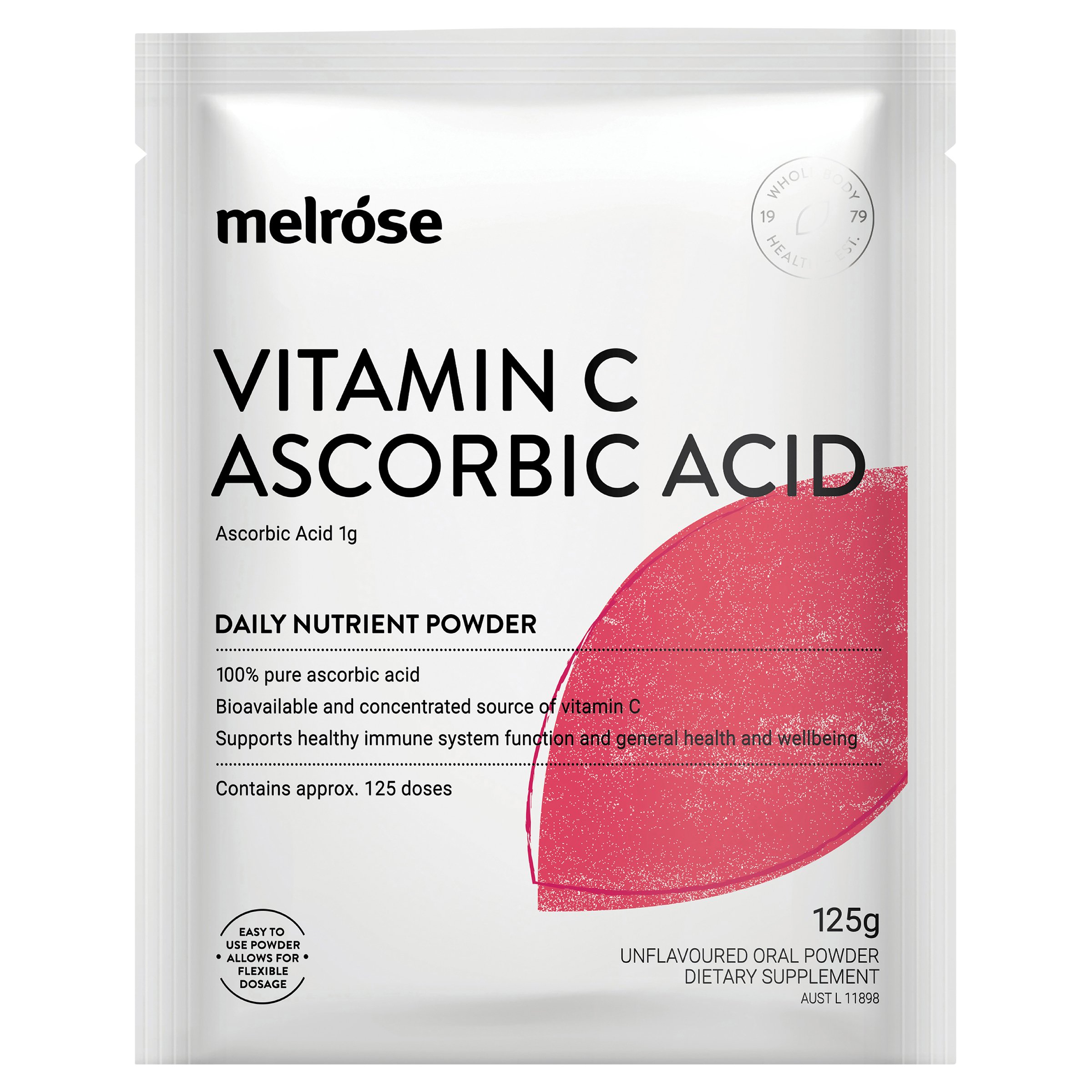Melrose Vitamin C Ascorbic Acid 125g - Image 1