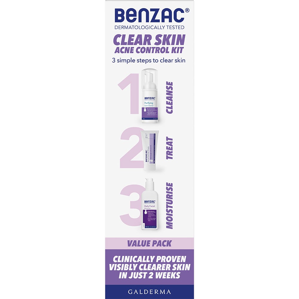 Benzac Clear Skin Acne Control Kit 1 each - Image 3
