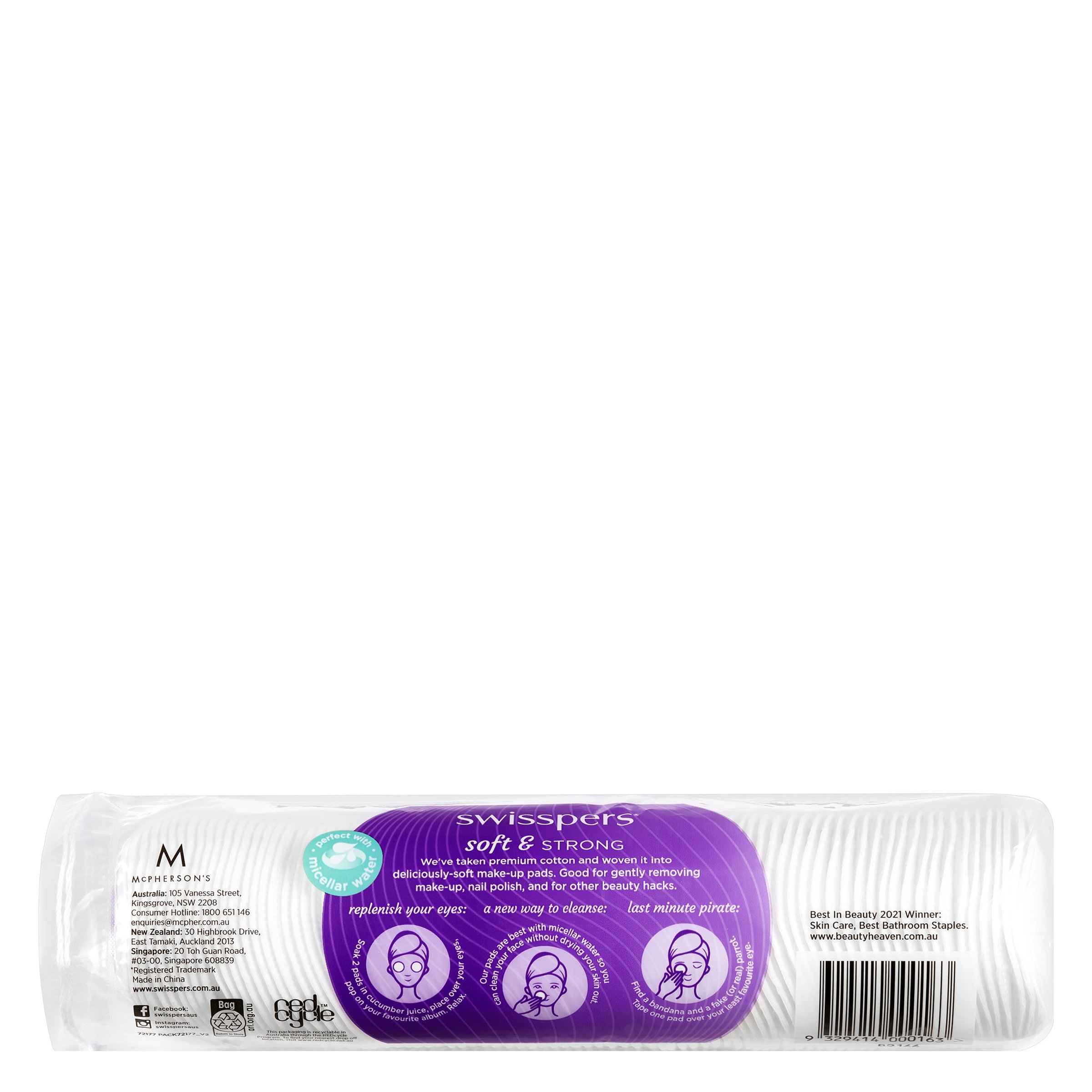 Swisspers Make Up Pads 80 pack - Image 2