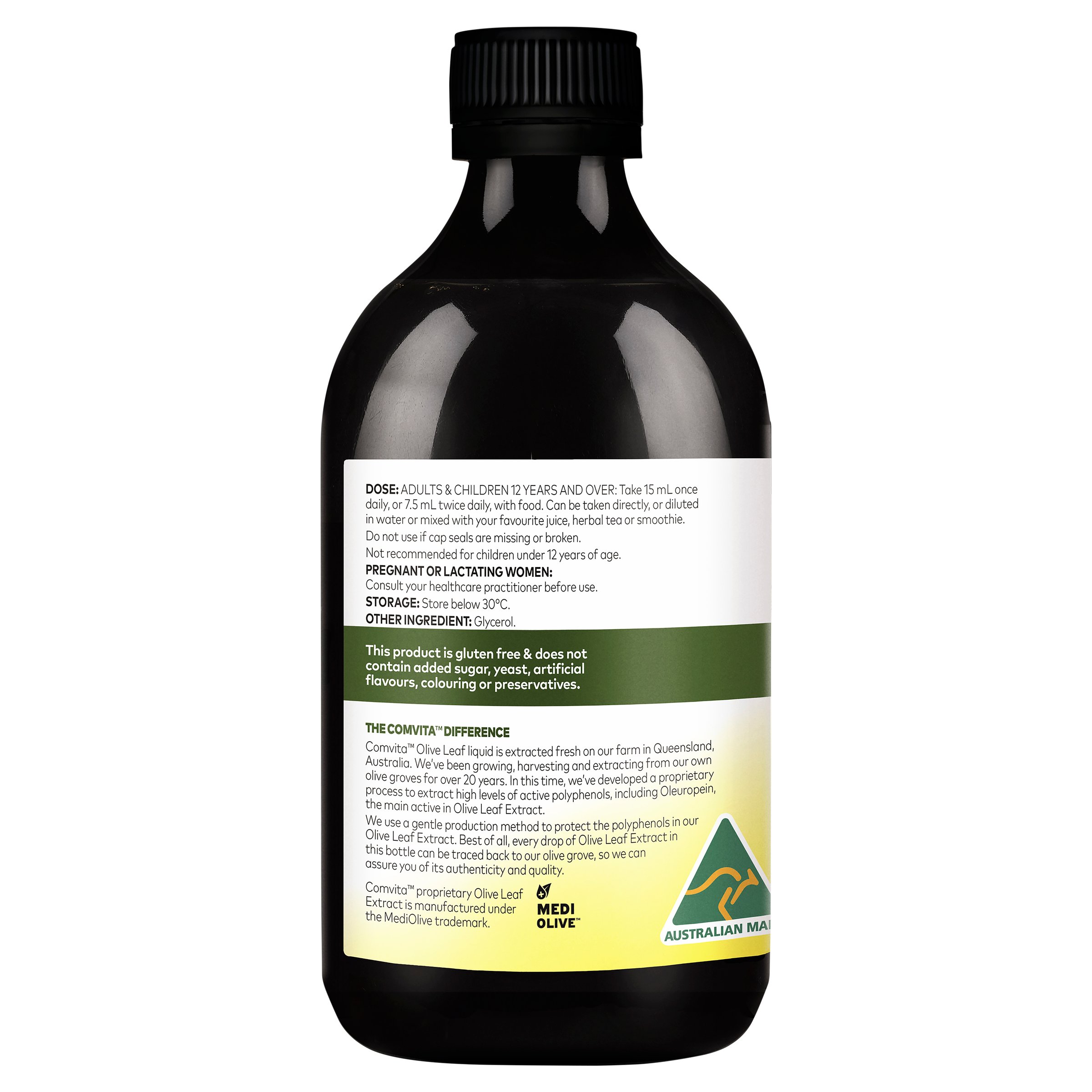 Comvita Olive Leaf Extract Natural 500ml - Image 2