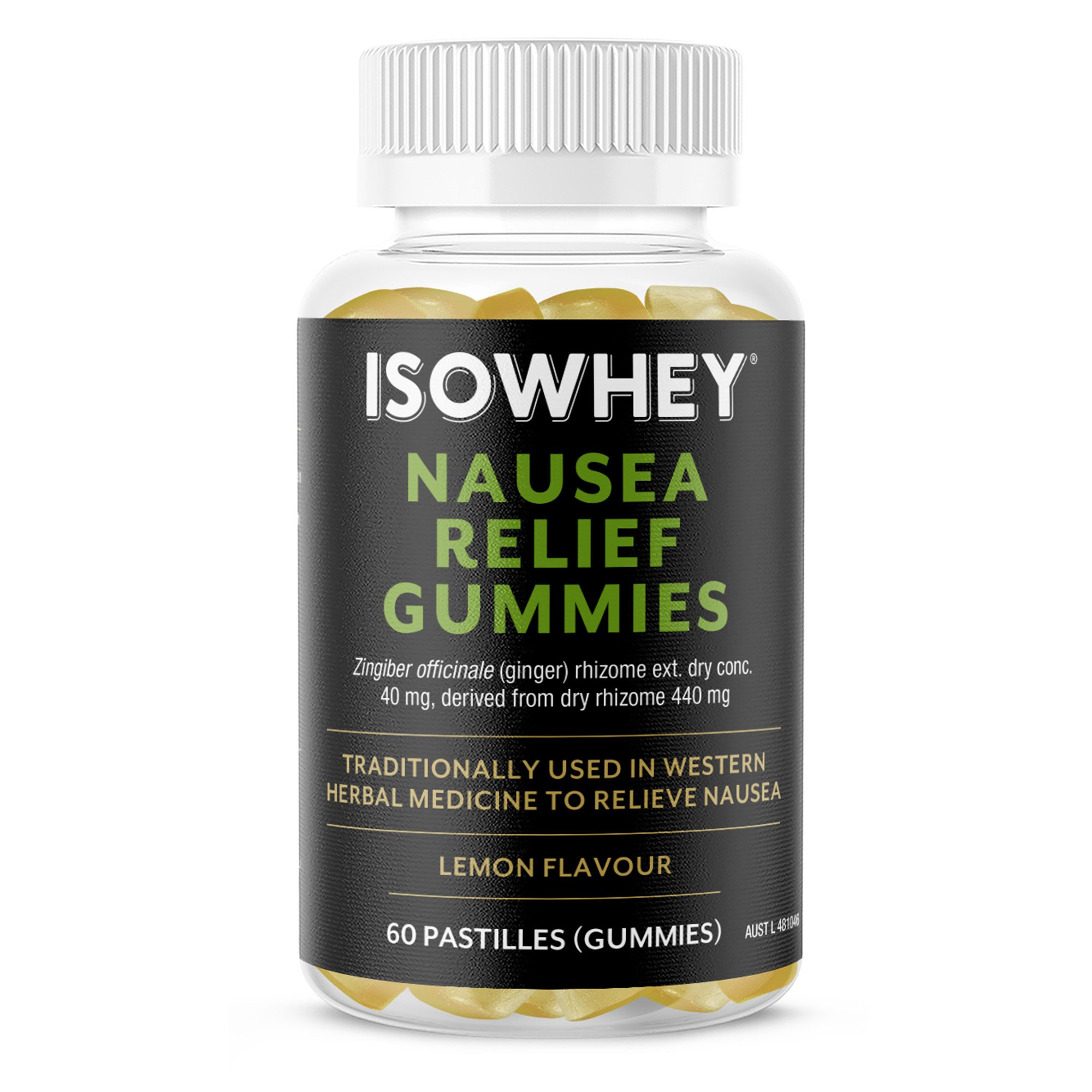 Isowhey Nausea Relief Gummies 60 Pastilles - Image 1