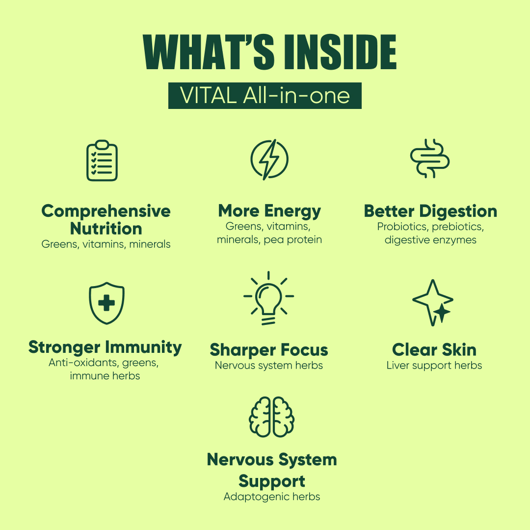 Vital All-In-One Supplement Powder Original 300g - Image 4