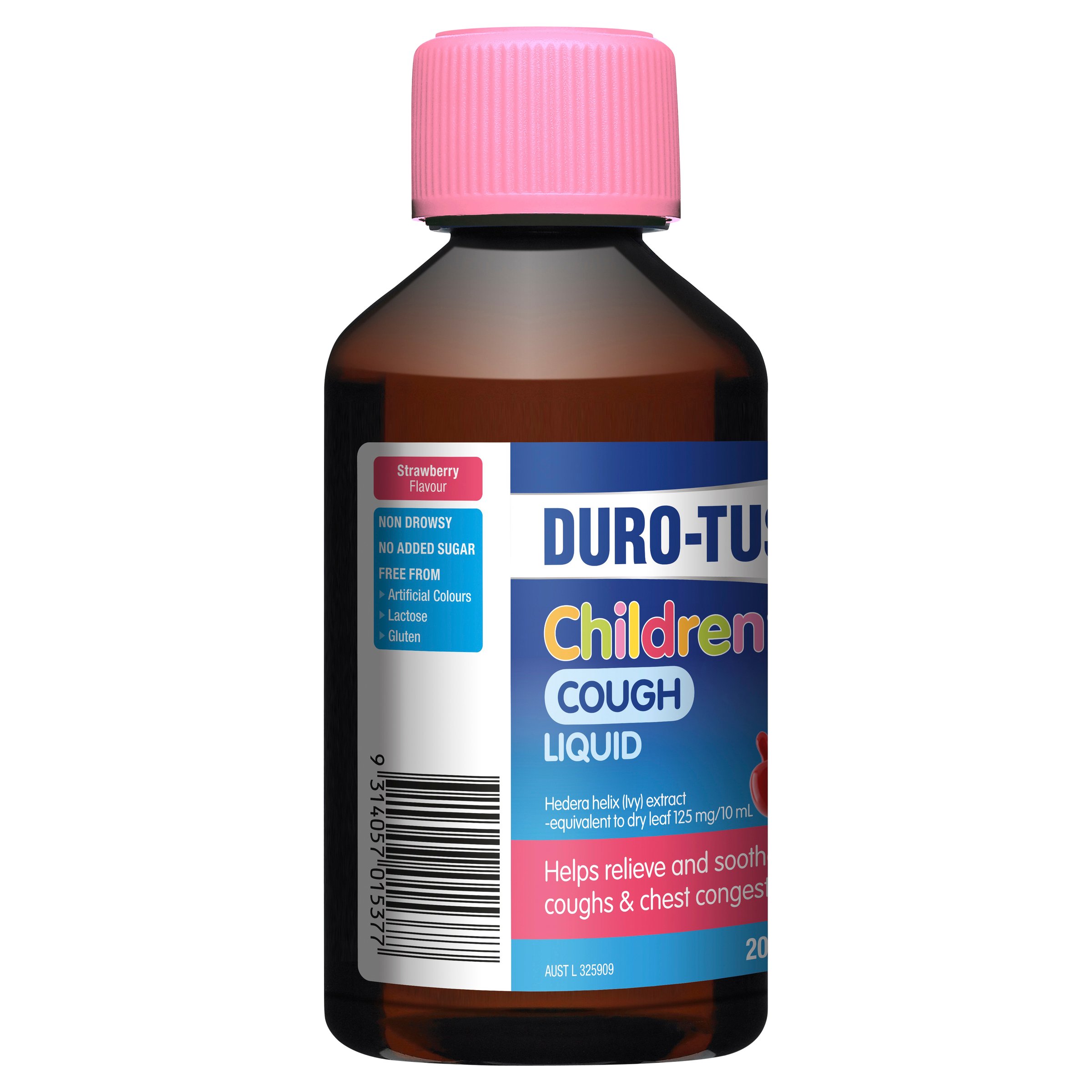 Duro-Tuss Children's Cough Liquid 2 Years+ Strawberry 200ml - Image 2