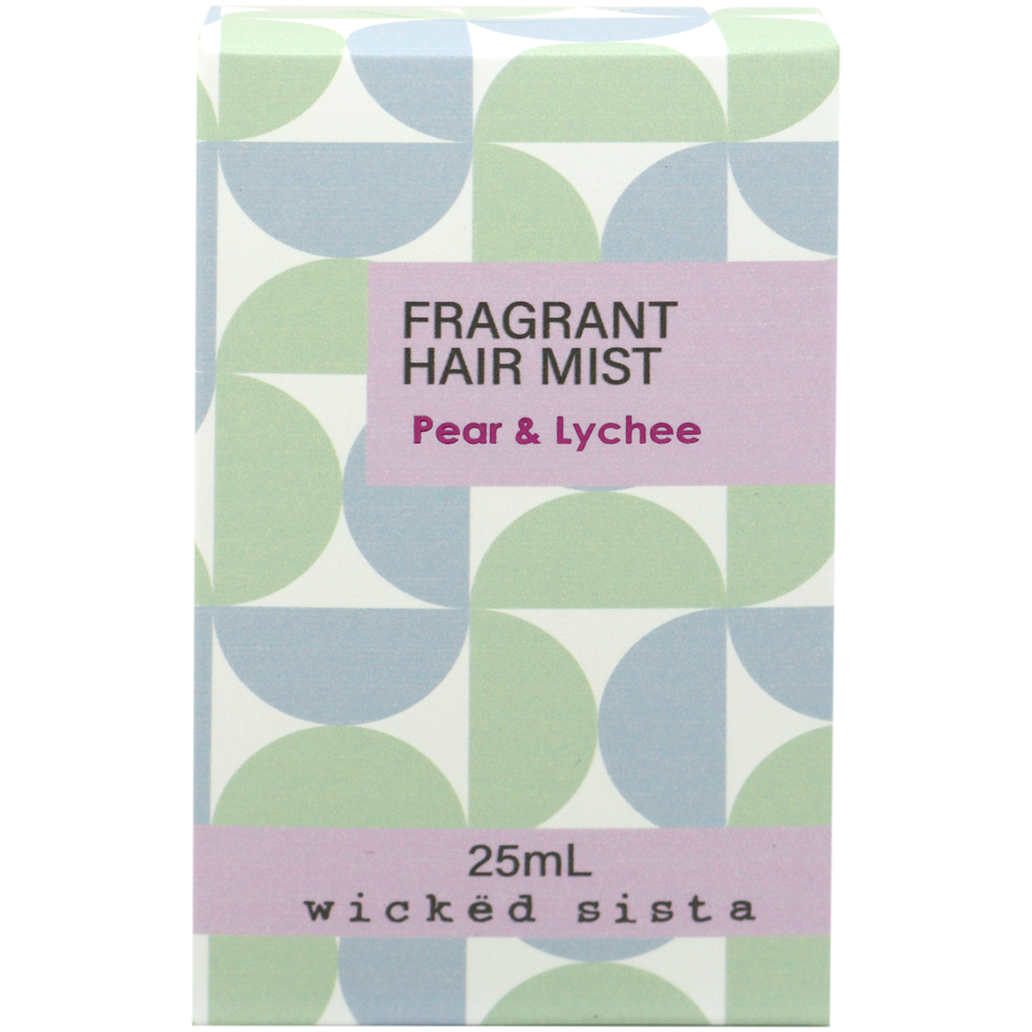 Wicked Sista Fragrant Hair Mist Pear & Lychee 25ml - Image 2